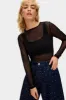 Phoenix Mesh Long Sleeve Layered Top sold by Aligne