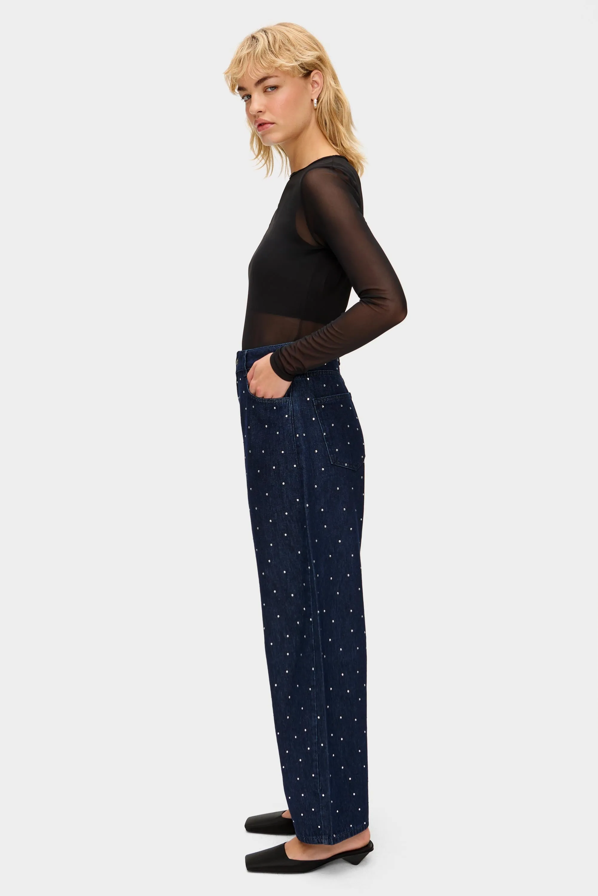 Phoenix Mesh Long Sleeve Layered Top sold by Aligne product image thumbnail 3