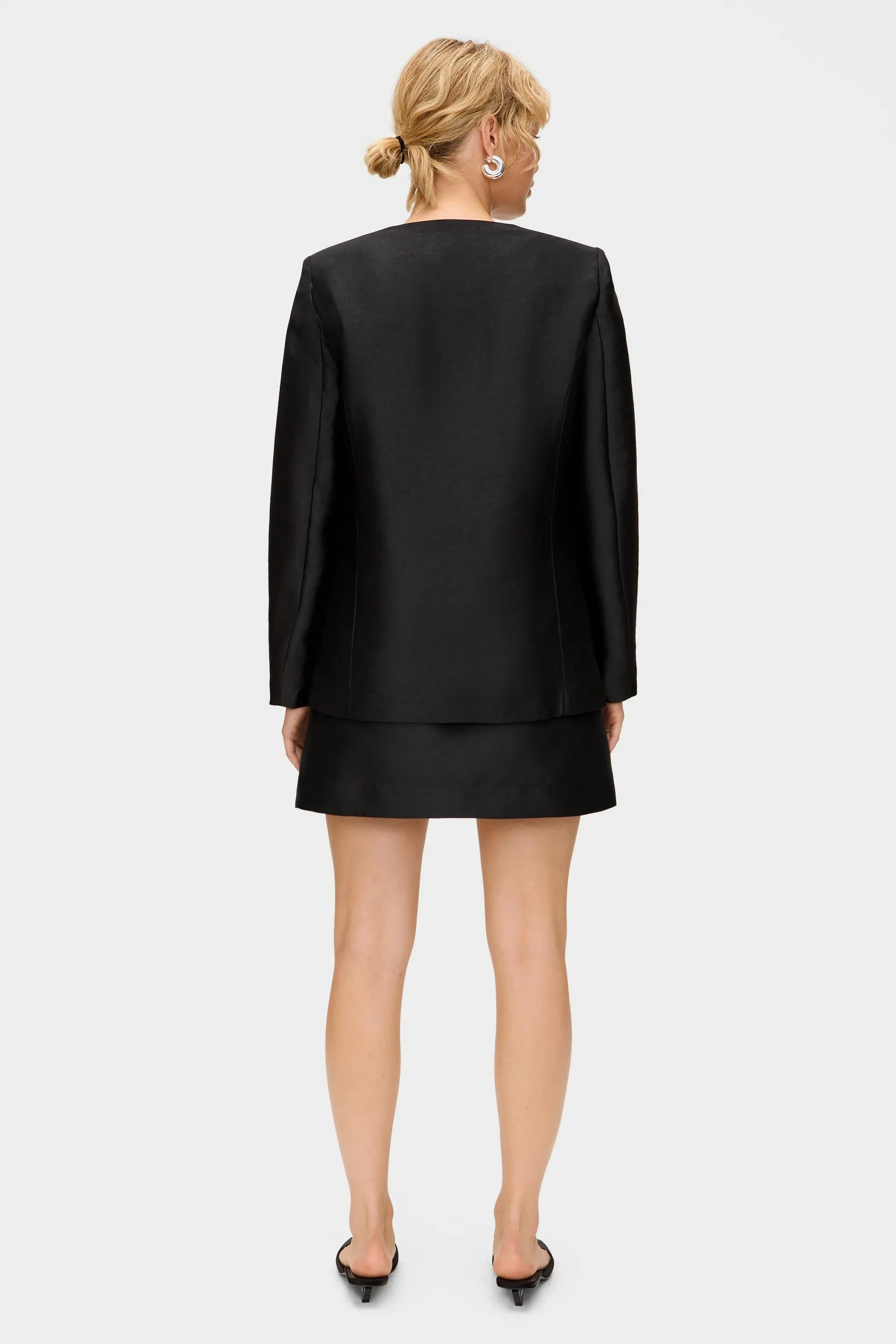 Beau Bow Satin Blazer sold by Aligne product image thumbnail 4