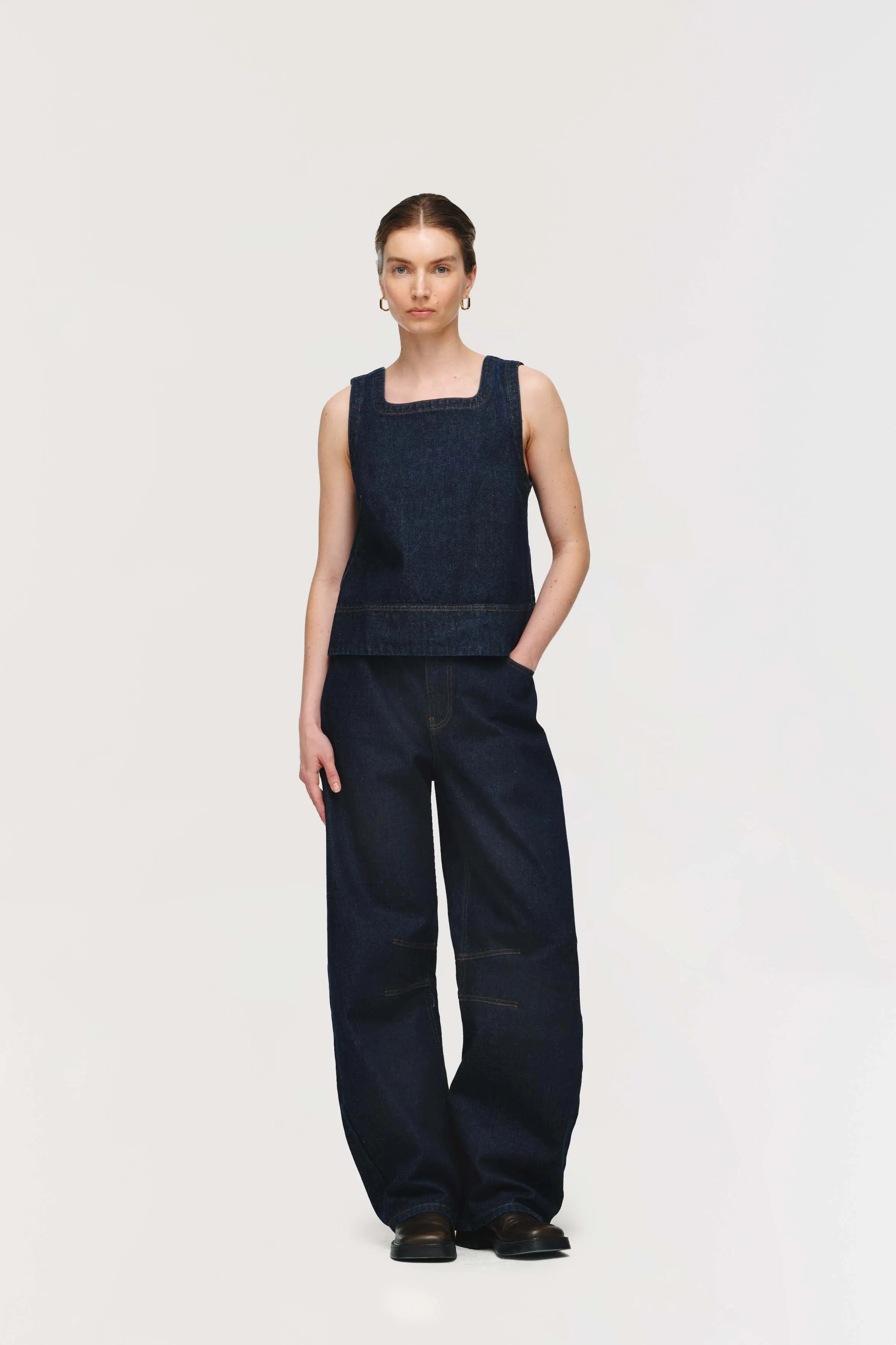 Meg Rigid Denim Top sold by Aligne product image thumbnail 2