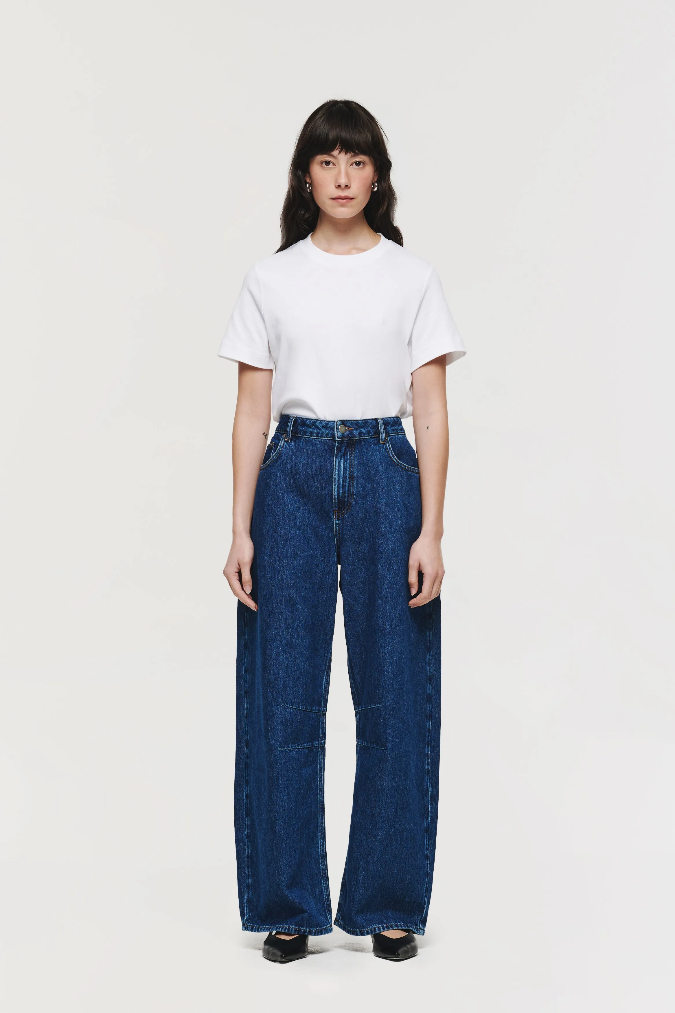 Markus Barrel Leg Jeans sold by Aligne