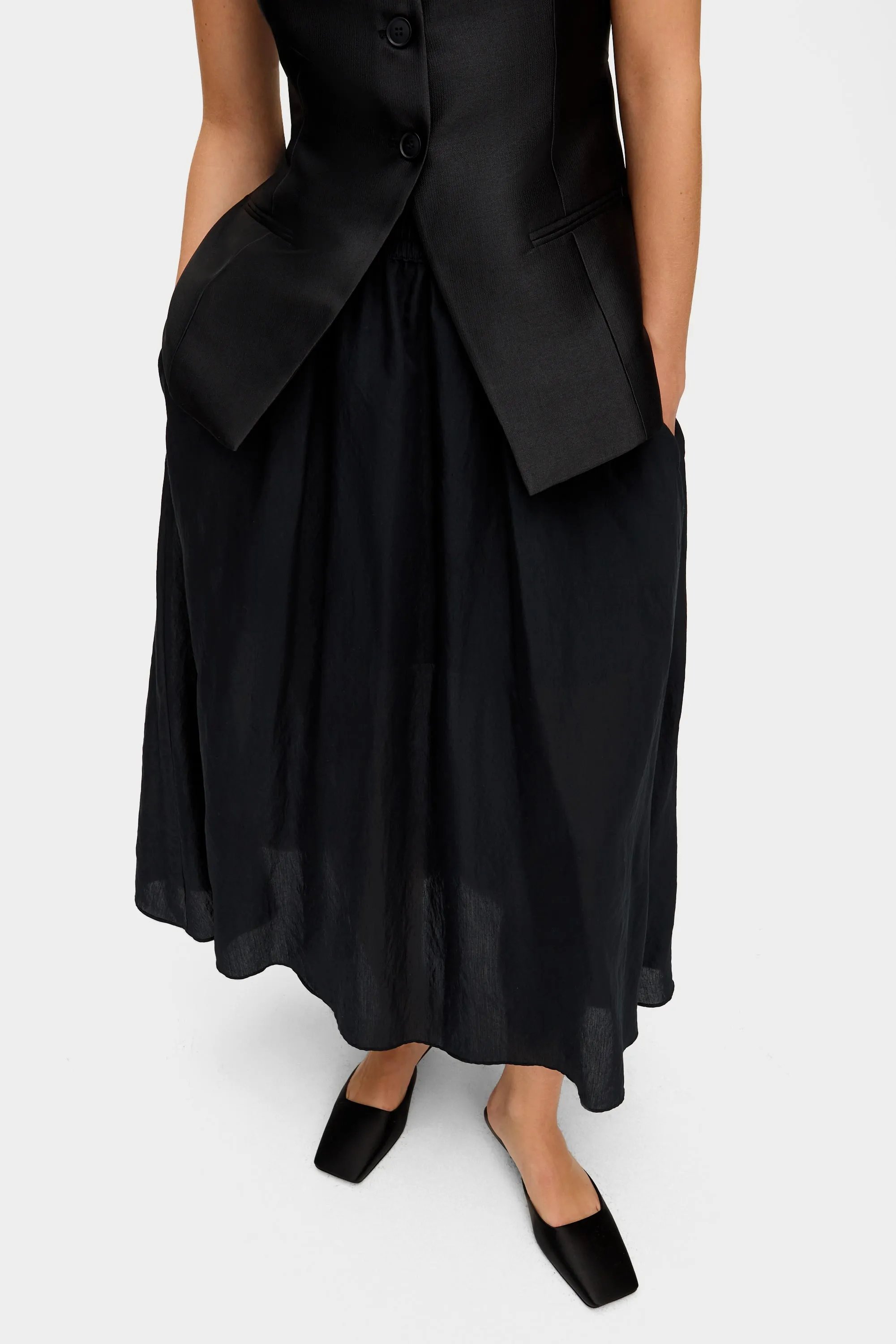 Natalie Semi-Sheer Voluminous Midi Skirt sold by Aligne product image thumbnail 2