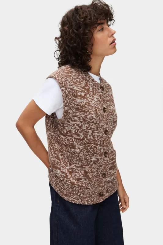 Bronson Knitted Vest sold by Aligne