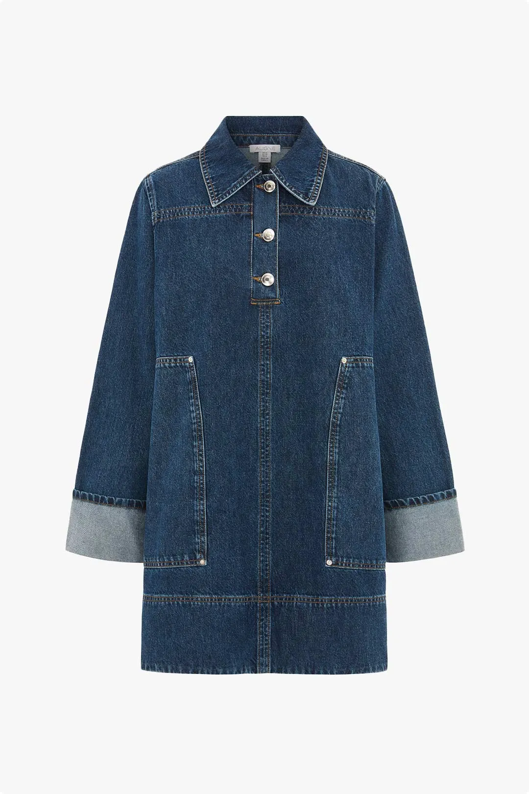 Keri Utility Pocket Denim Dress sold by Aligne product image thumbnail 5