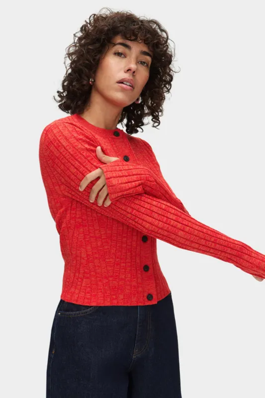 Michelle Ribbed Cardigan sold by Aligne