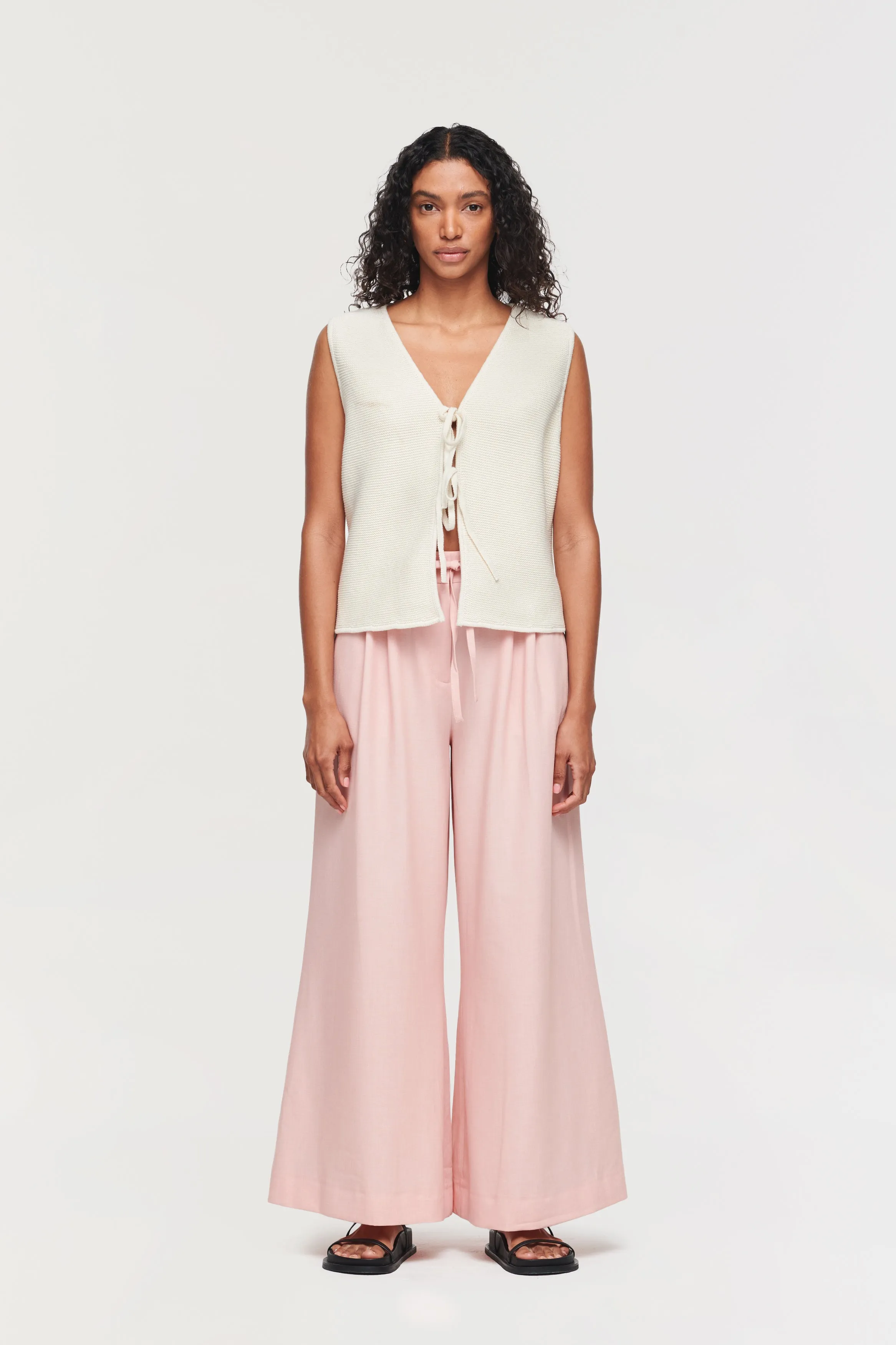 SERENE EXTRA WIDE LEG TROUSER sold by Aligne