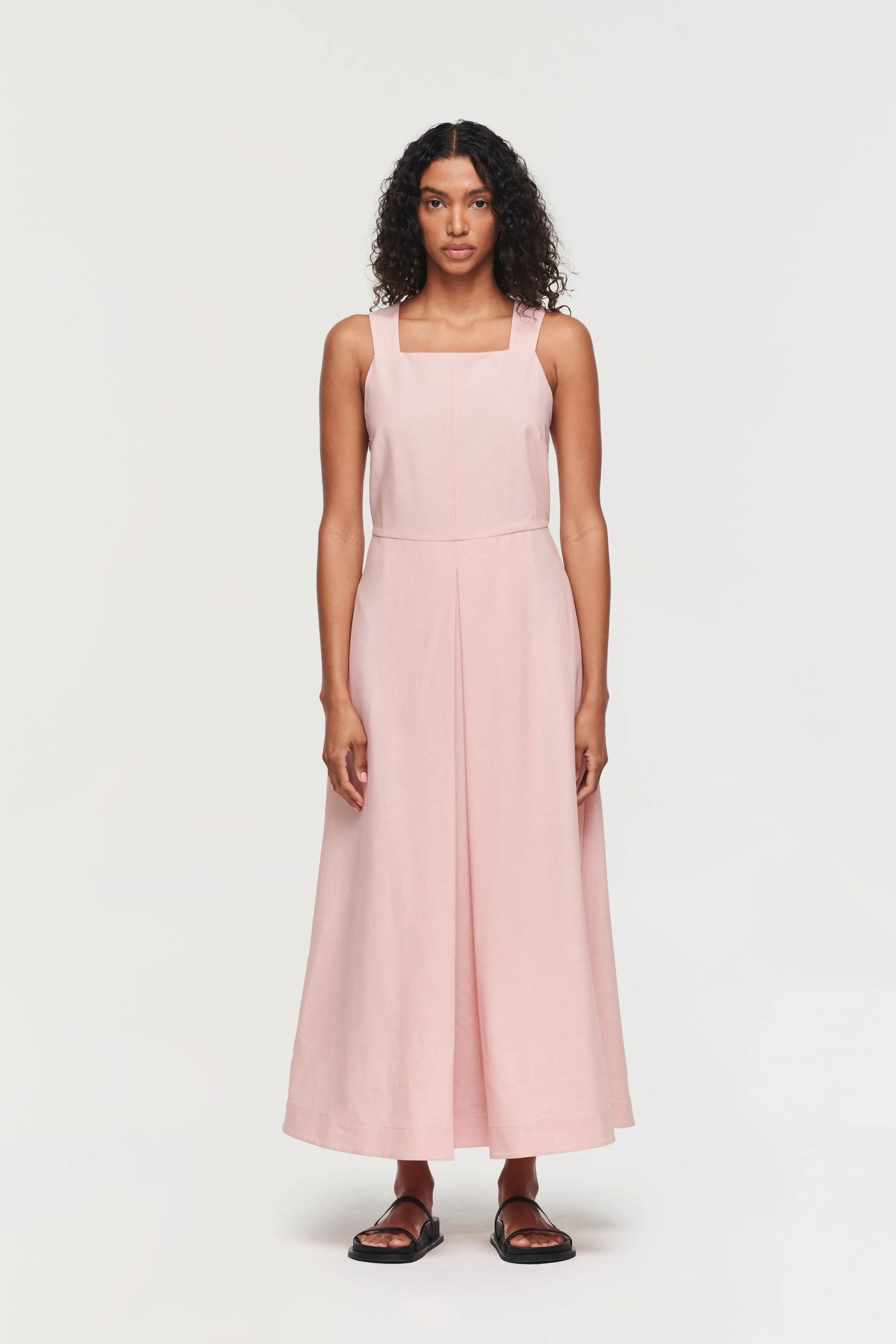 MADELINE CROSS BACK MIDI DRESS sold by Aligne