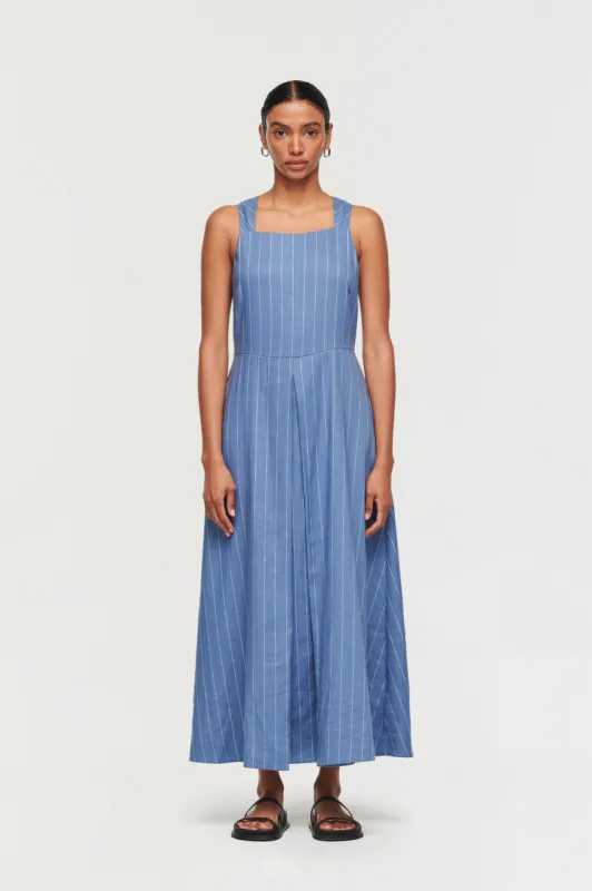 MADELINE CROSS BACK MIDI DRESS sold by Aligne