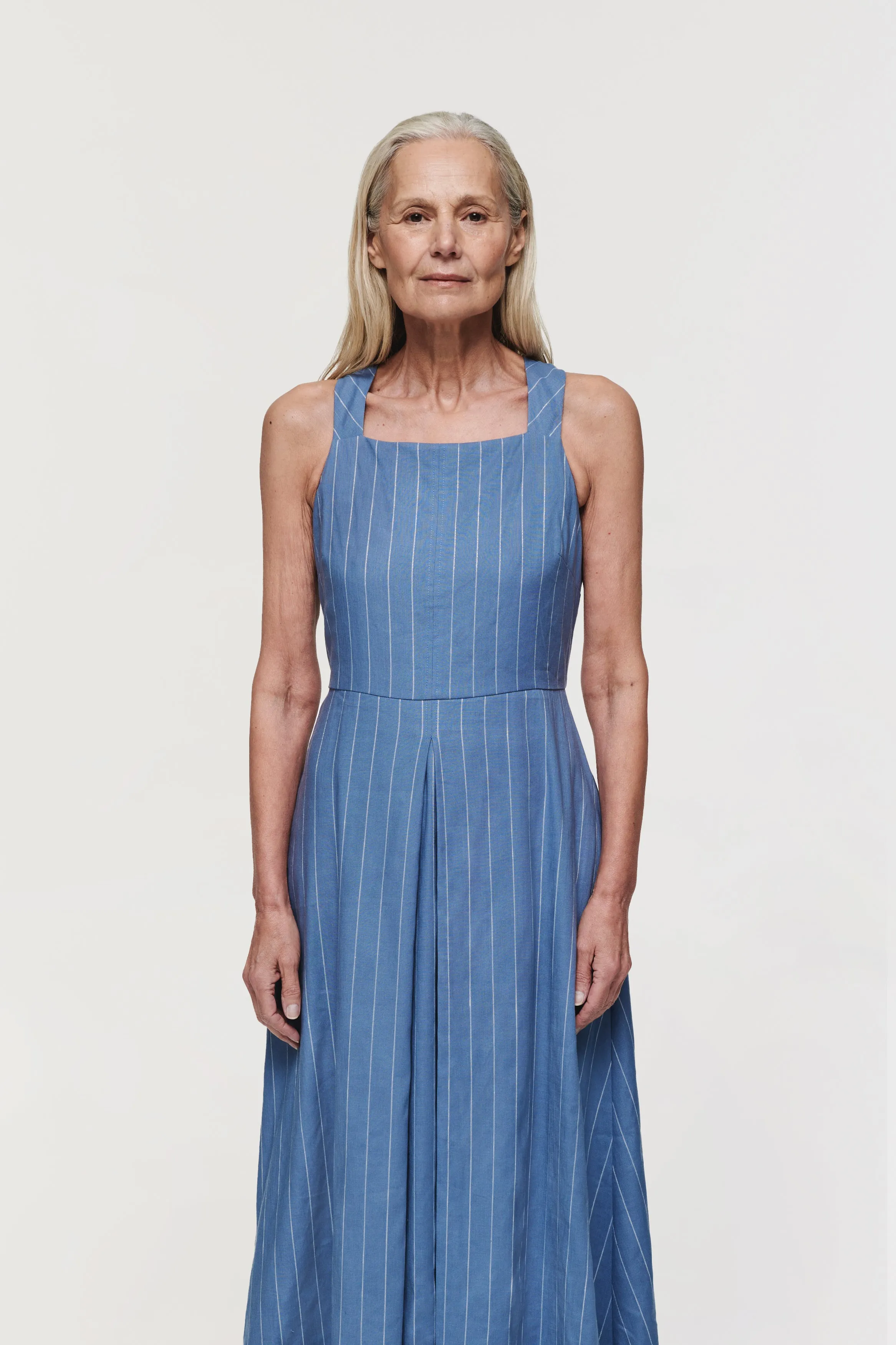 MADELINE CROSS BACK MIDI DRESS sold by Aligne product image thumbnail 4