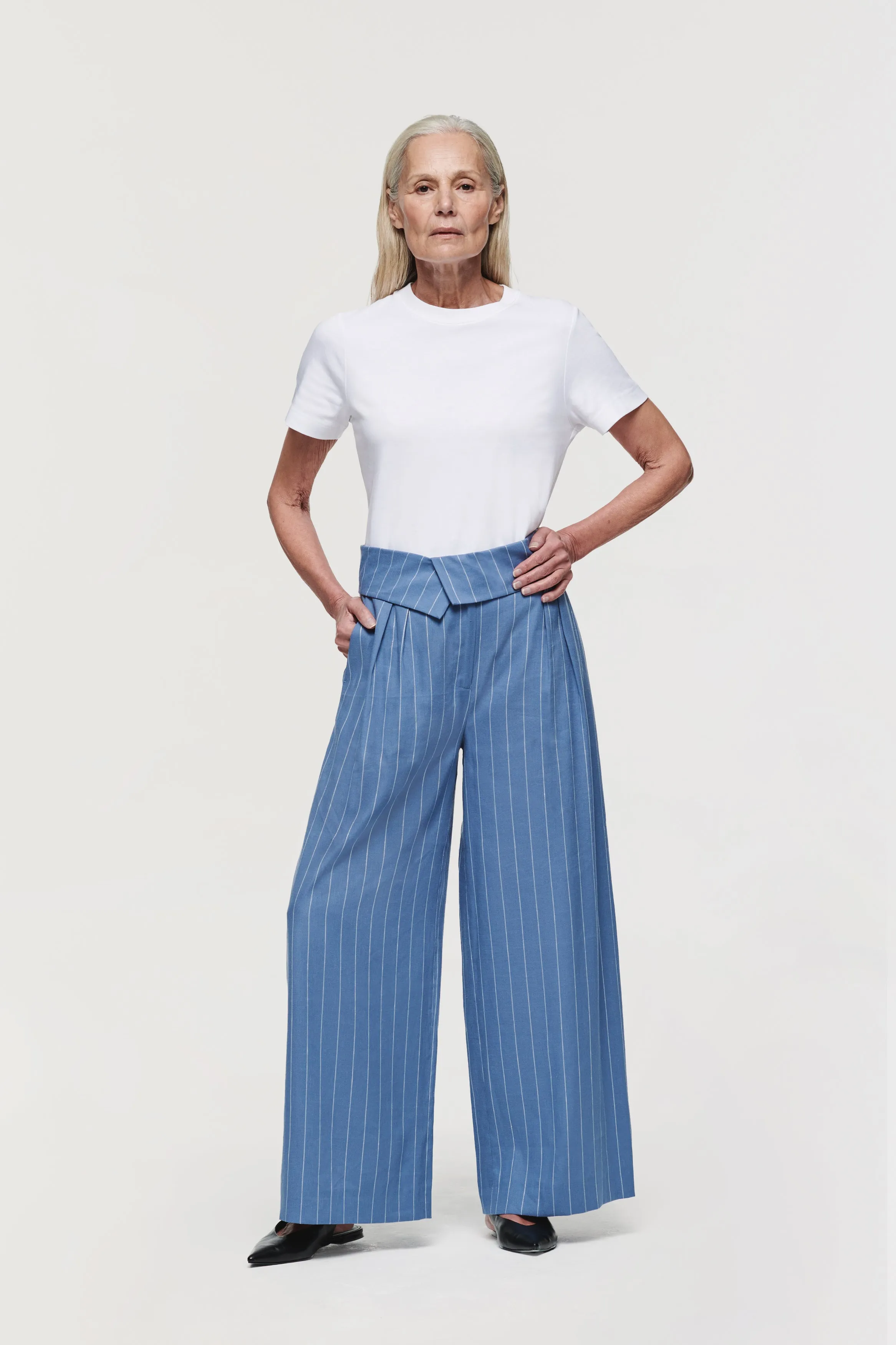 MARLENE STRIPED TROUSER sold by Aligne product image thumbnail 3