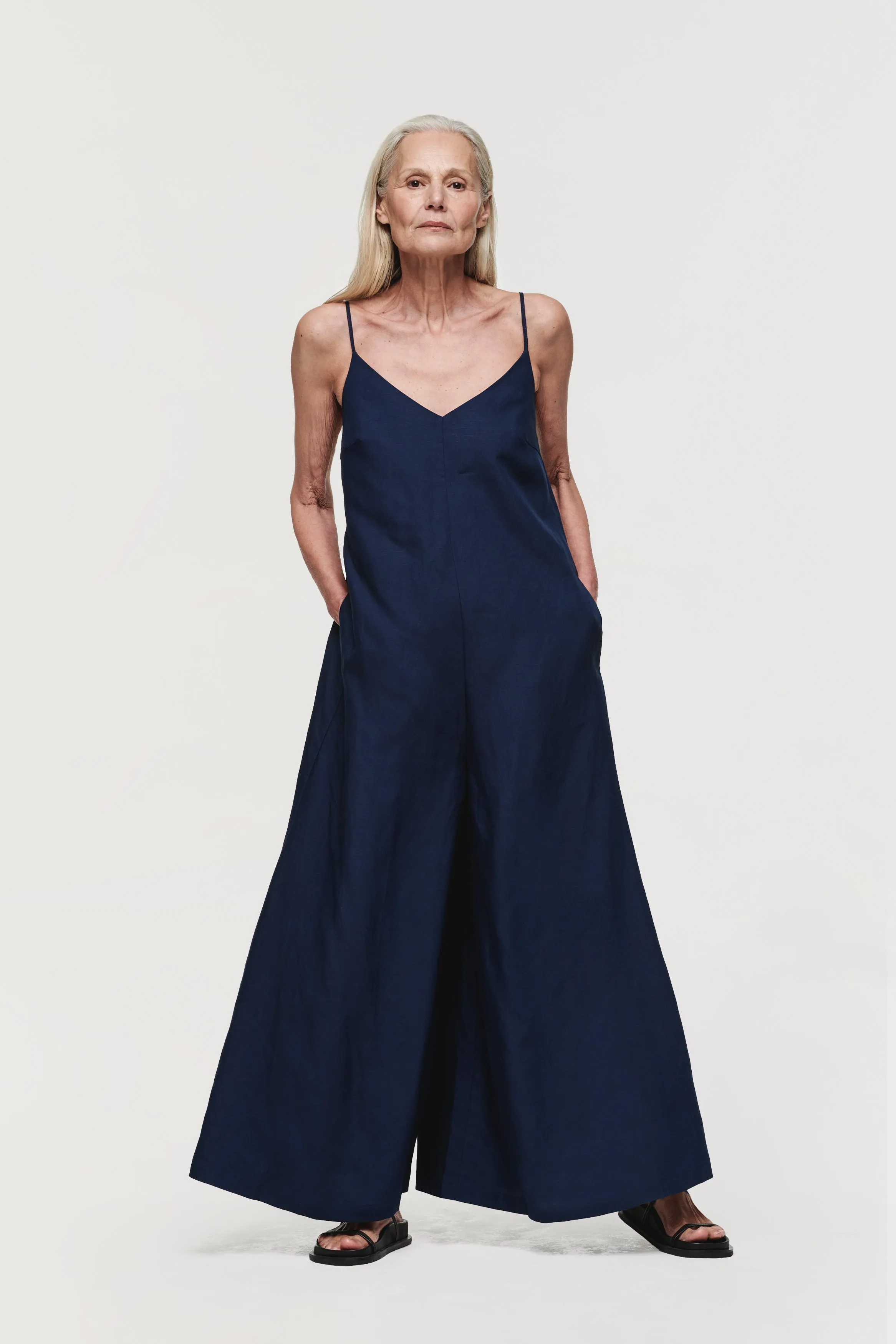 NELL EXTRA WIDE LEG JUMPSUIT sold by Aligne