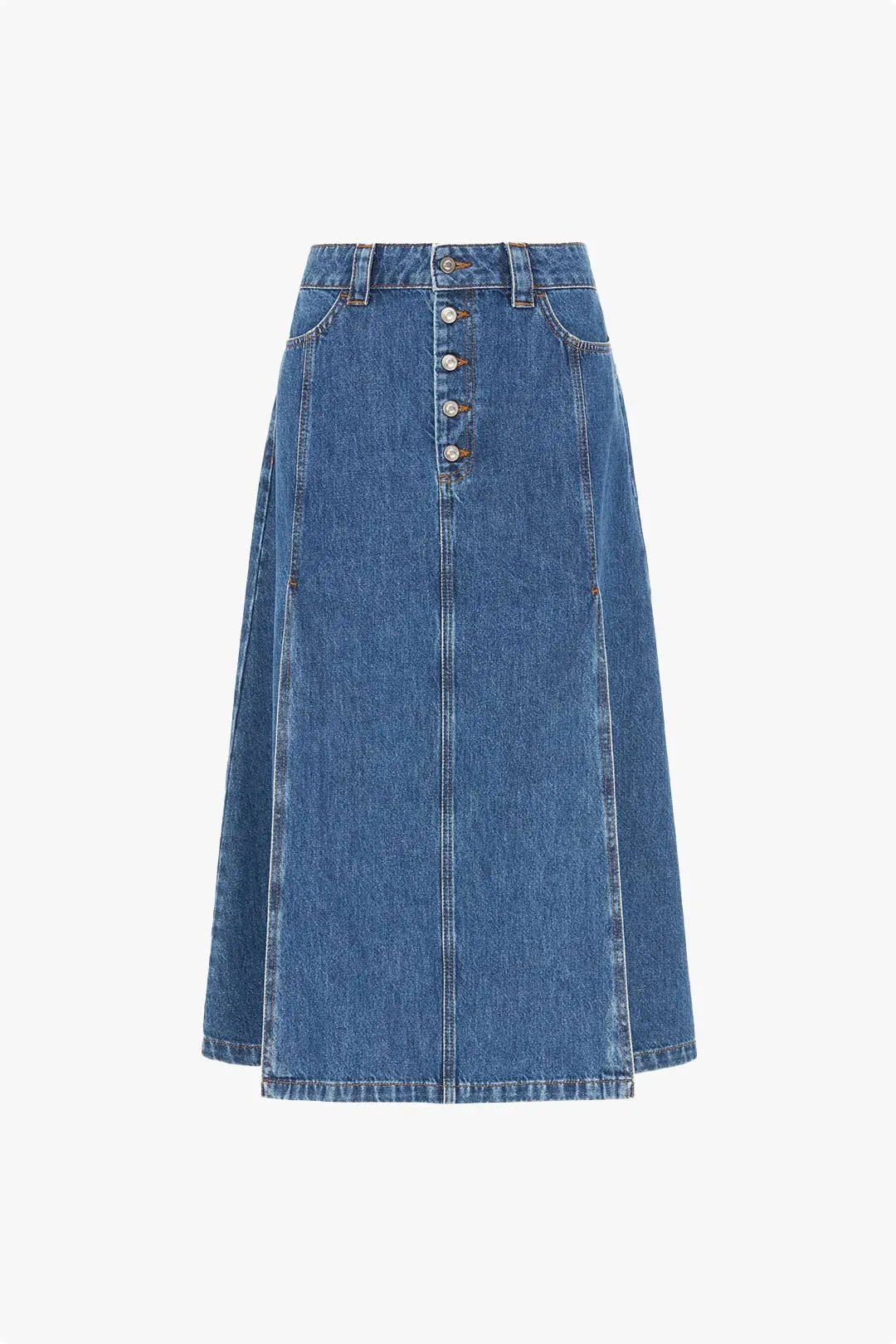 Troy Denim Midi Skirt sold by Aligne product image thumbnail 5