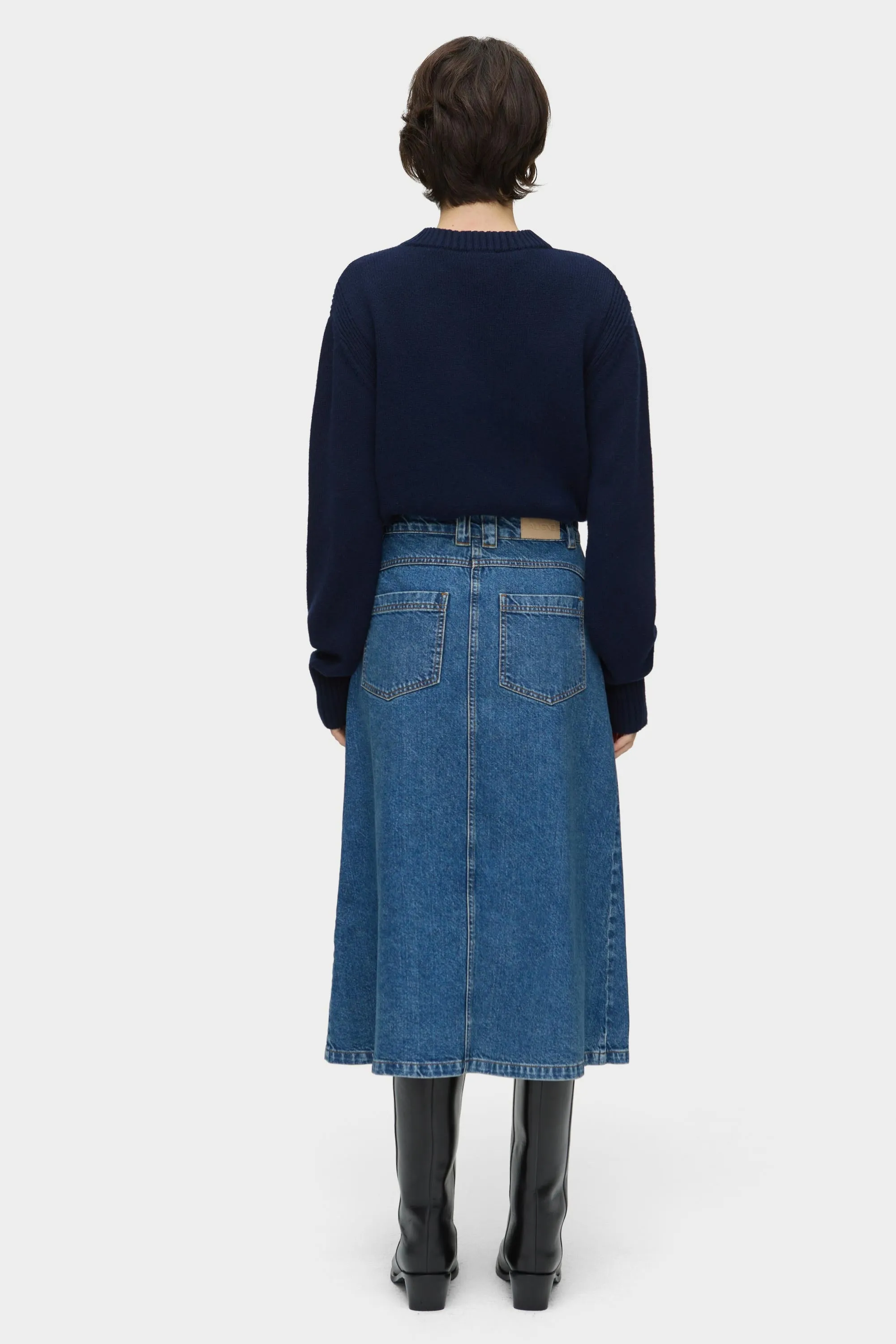 Troy Denim Midi Skirt sold by Aligne product image thumbnail 4
