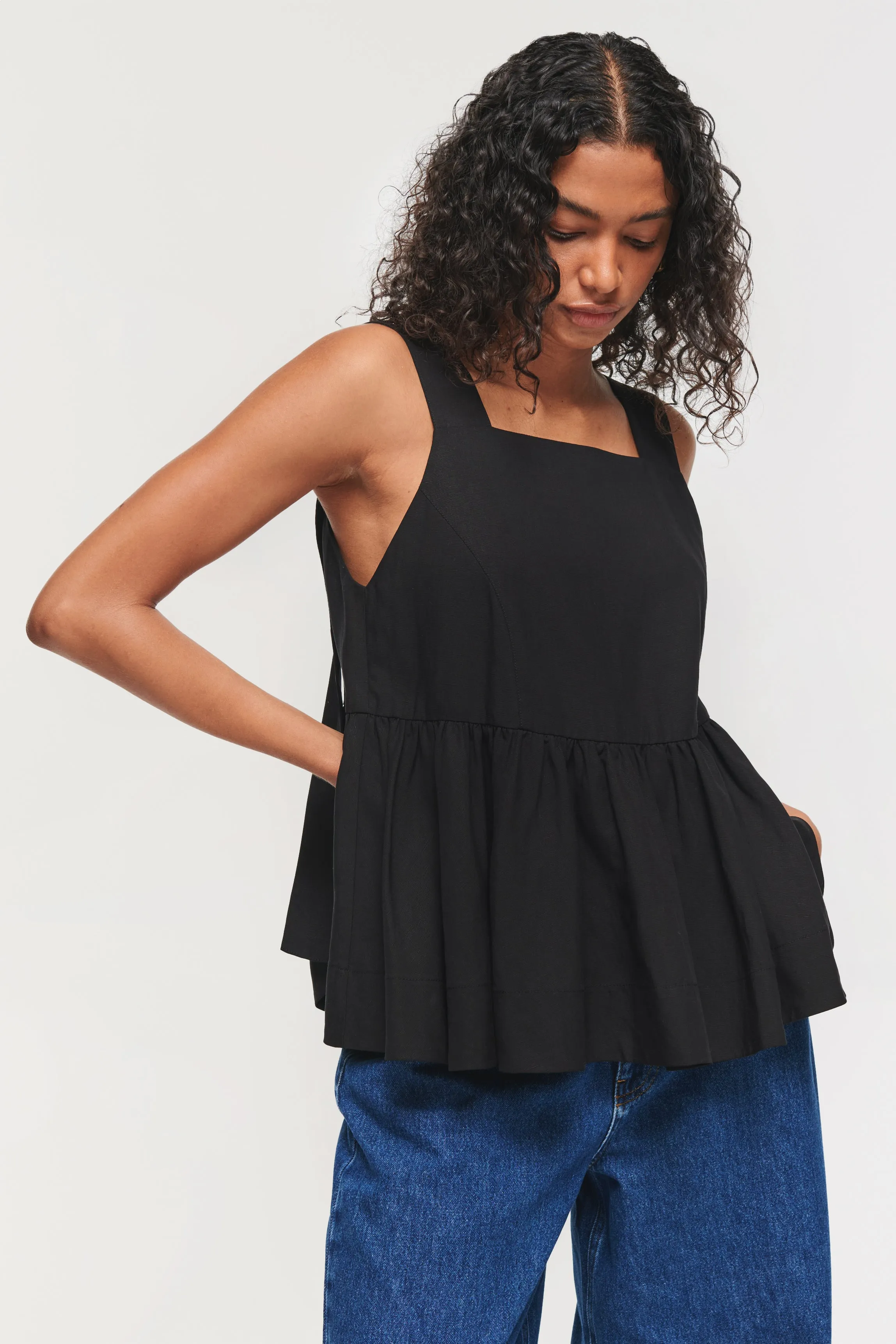 PALM PEPLUM TOP sold by Aligne product image thumbnail 5