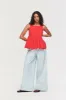 PALM PEPLUM TOP sold by Aligne