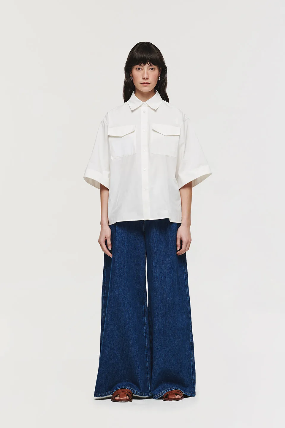 Nicola Boxy Poplin Shirt sold by Aligne product image thumbnail 3