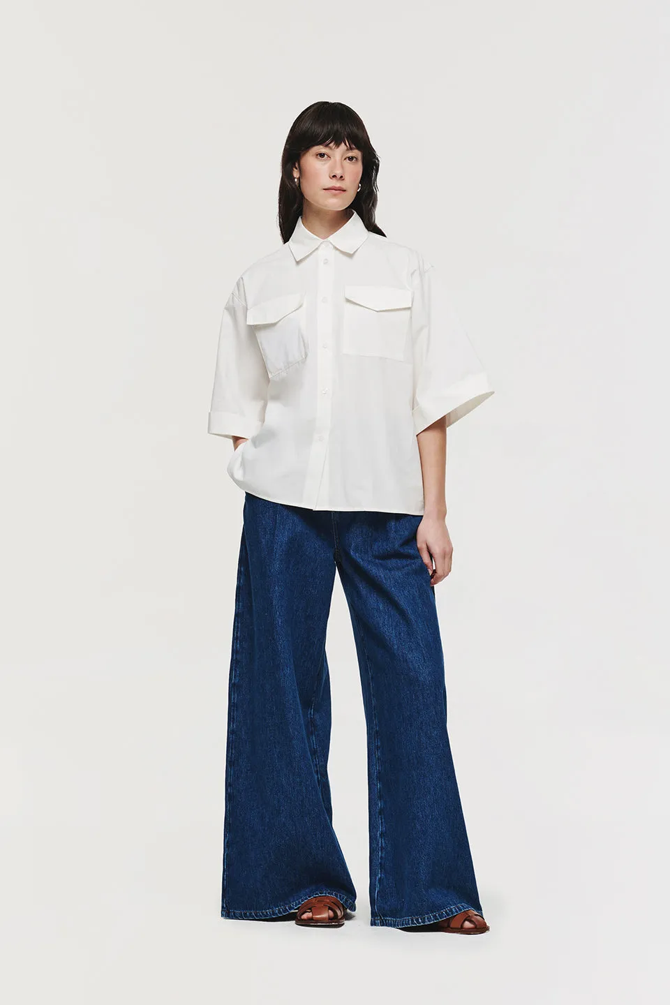 Nicola Boxy Poplin Shirt sold by Aligne product image thumbnail 4