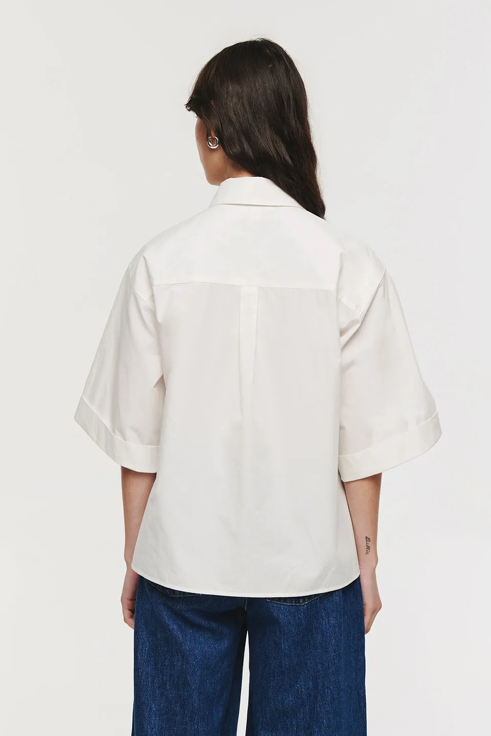 Nicola Boxy Poplin Shirt sold by Aligne product image thumbnail 5