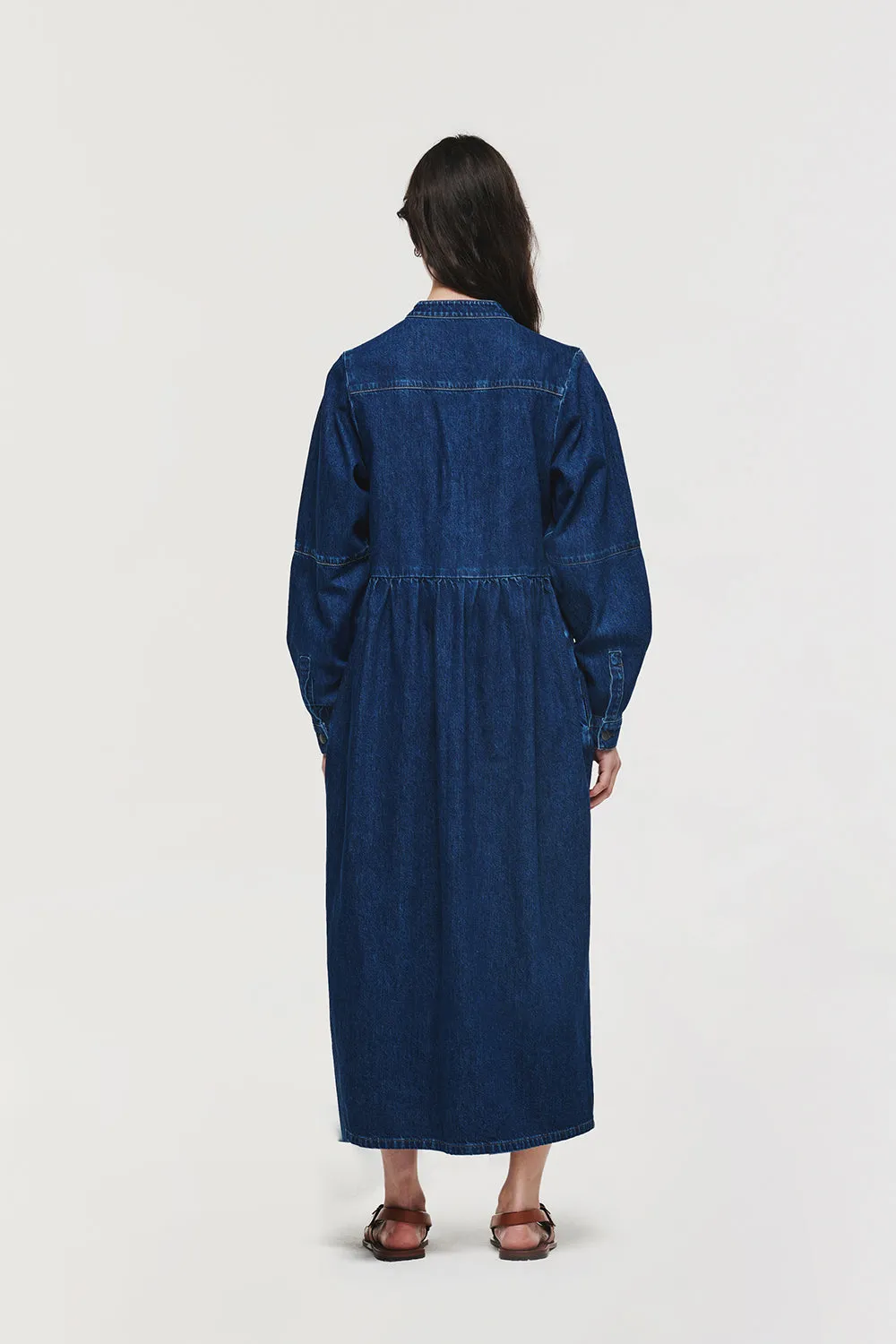 Mirabella Midi Smock Denim Dress sold by Aligne product image thumbnail 3