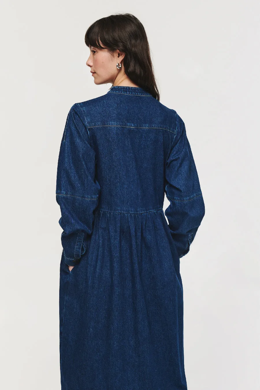 Mirabella Midi Smock Denim Dress sold by Aligne product image thumbnail 4
