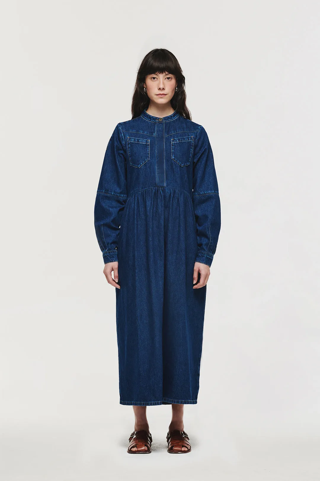 Mirabella Midi Smock Denim Dress sold by Aligne product image thumbnail 2