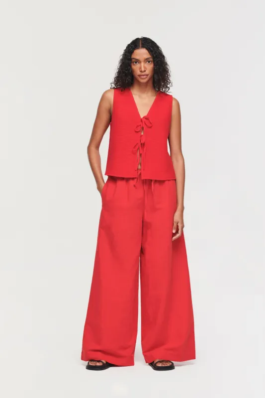 Isla Knitted Tie Tank sold by Aligne