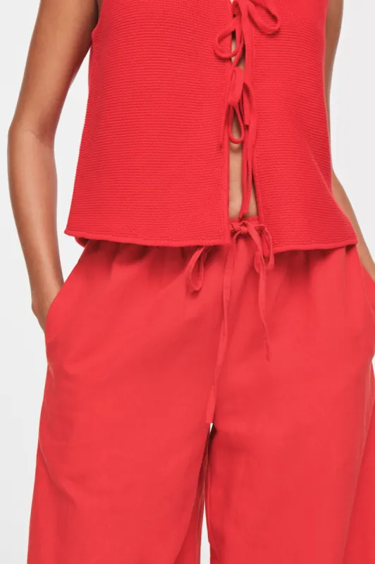 ALGAE LINEN DRAWSTRING TROUSER sold by Aligne