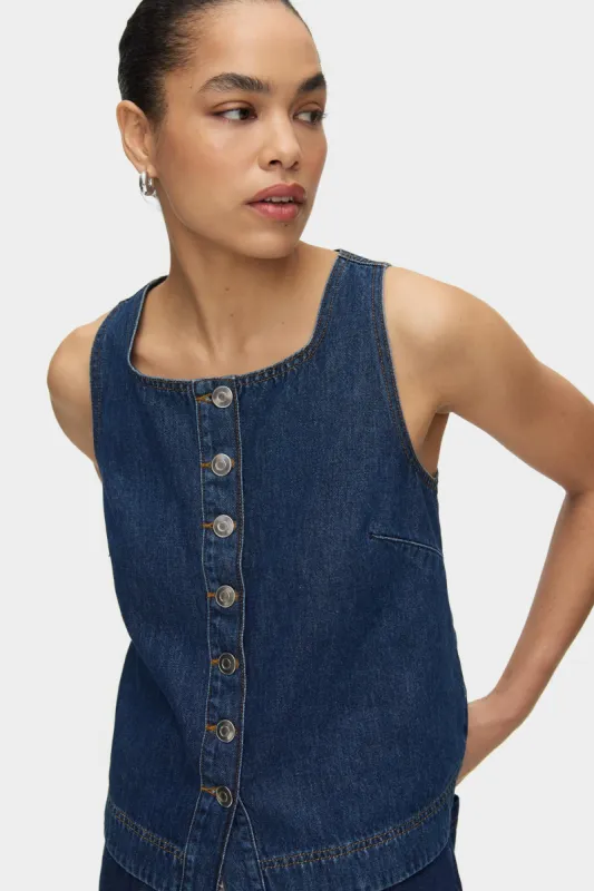 Miranda Denim Top made by Aligne