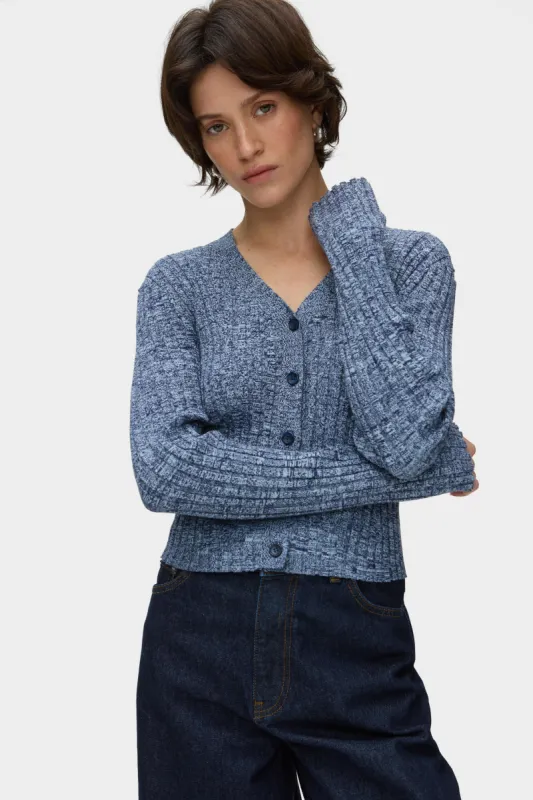 Michelle Ribbed Cardigan sold by Aligne
