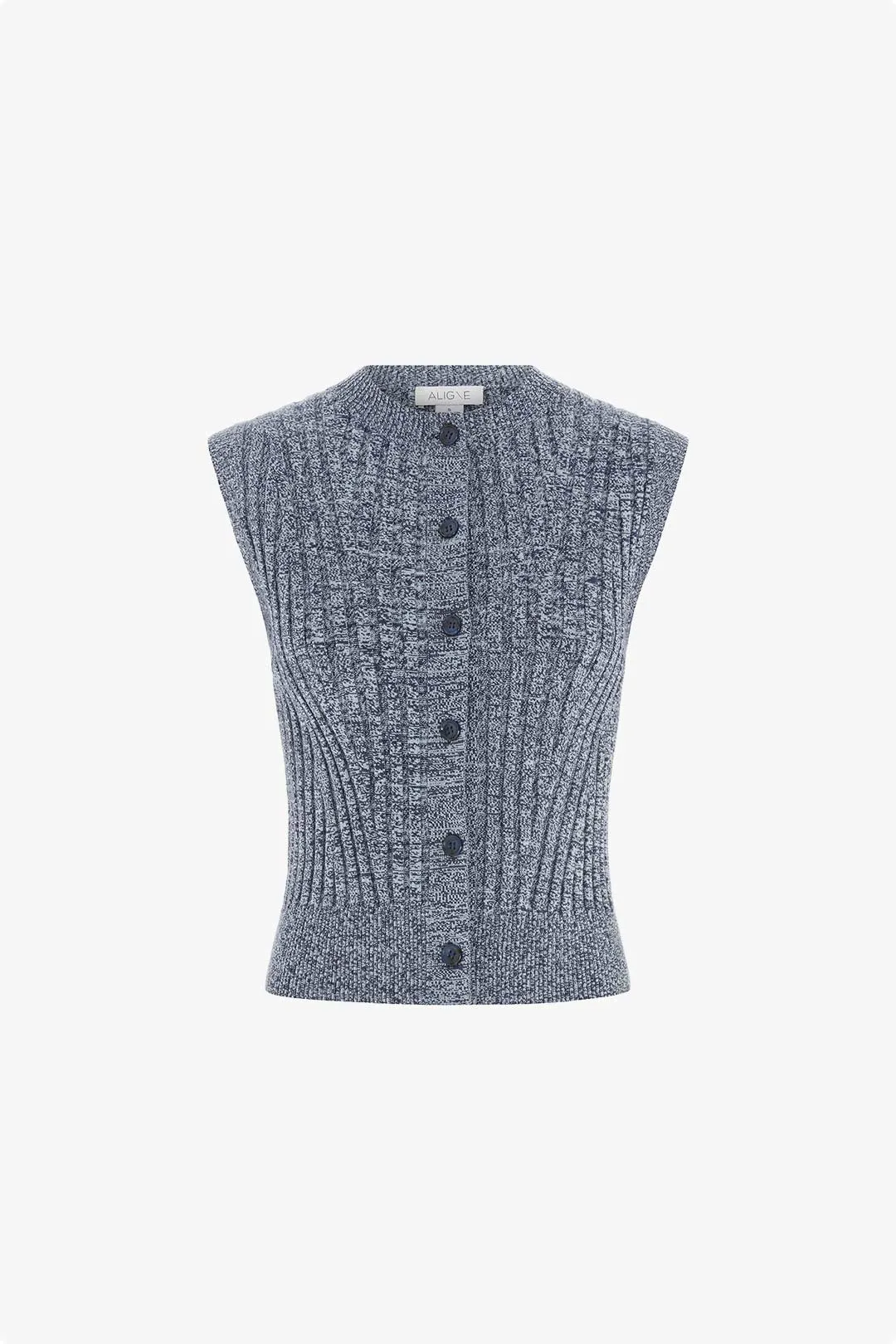 Irene Ribbed Button Top sold by Aligne product image thumbnail 5