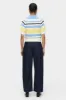 Emmet Stripped Knitted Polo sold by Aligne