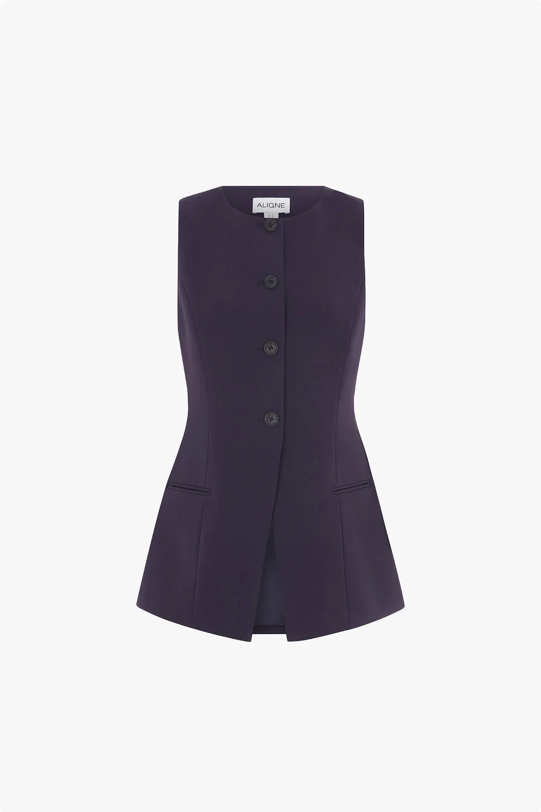 Leo Long Waistcoat sold by Aligne product image thumbnail 5