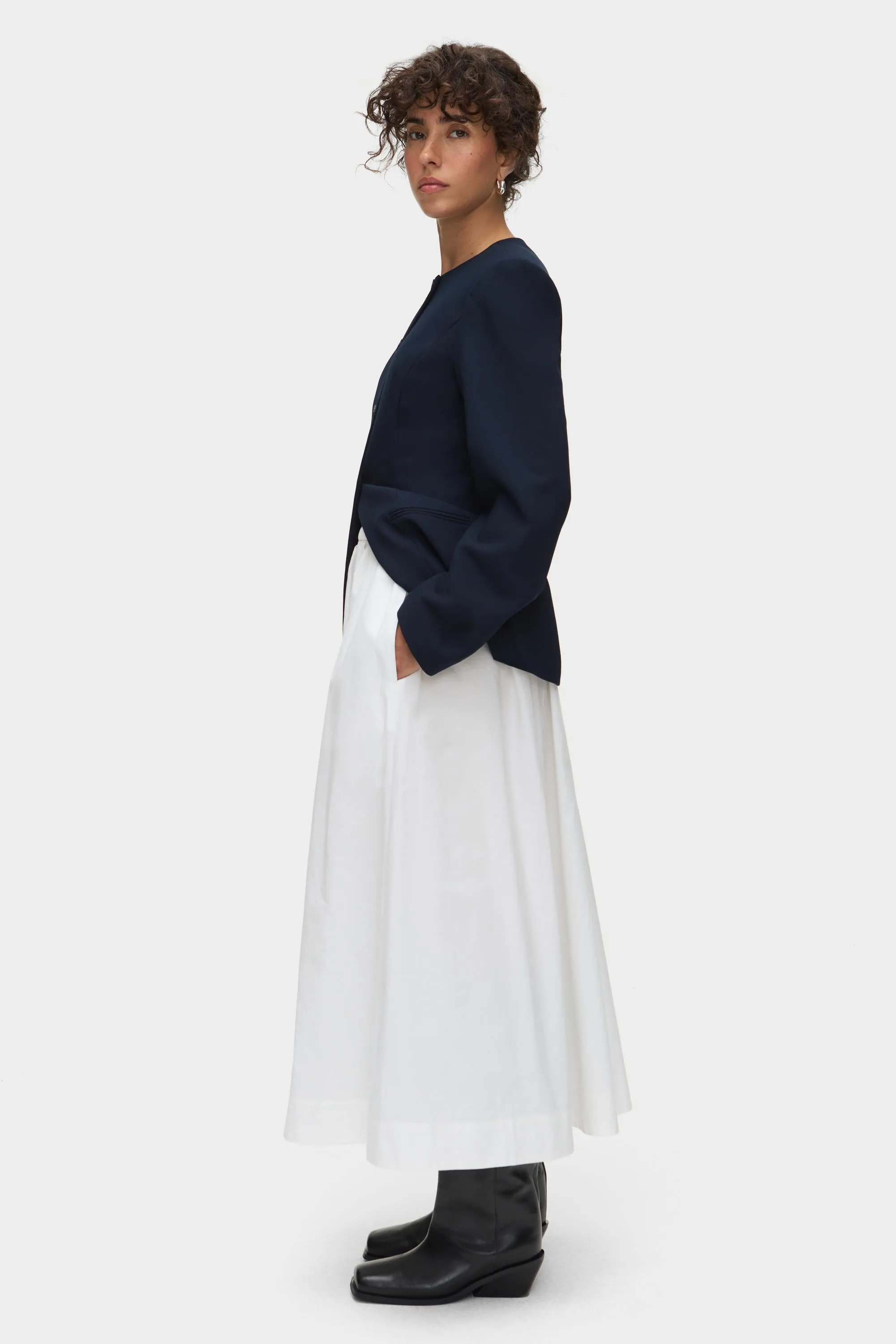 Natalie Elasticated Cotton Midi Skirt sold by Aligne product image thumbnail 4