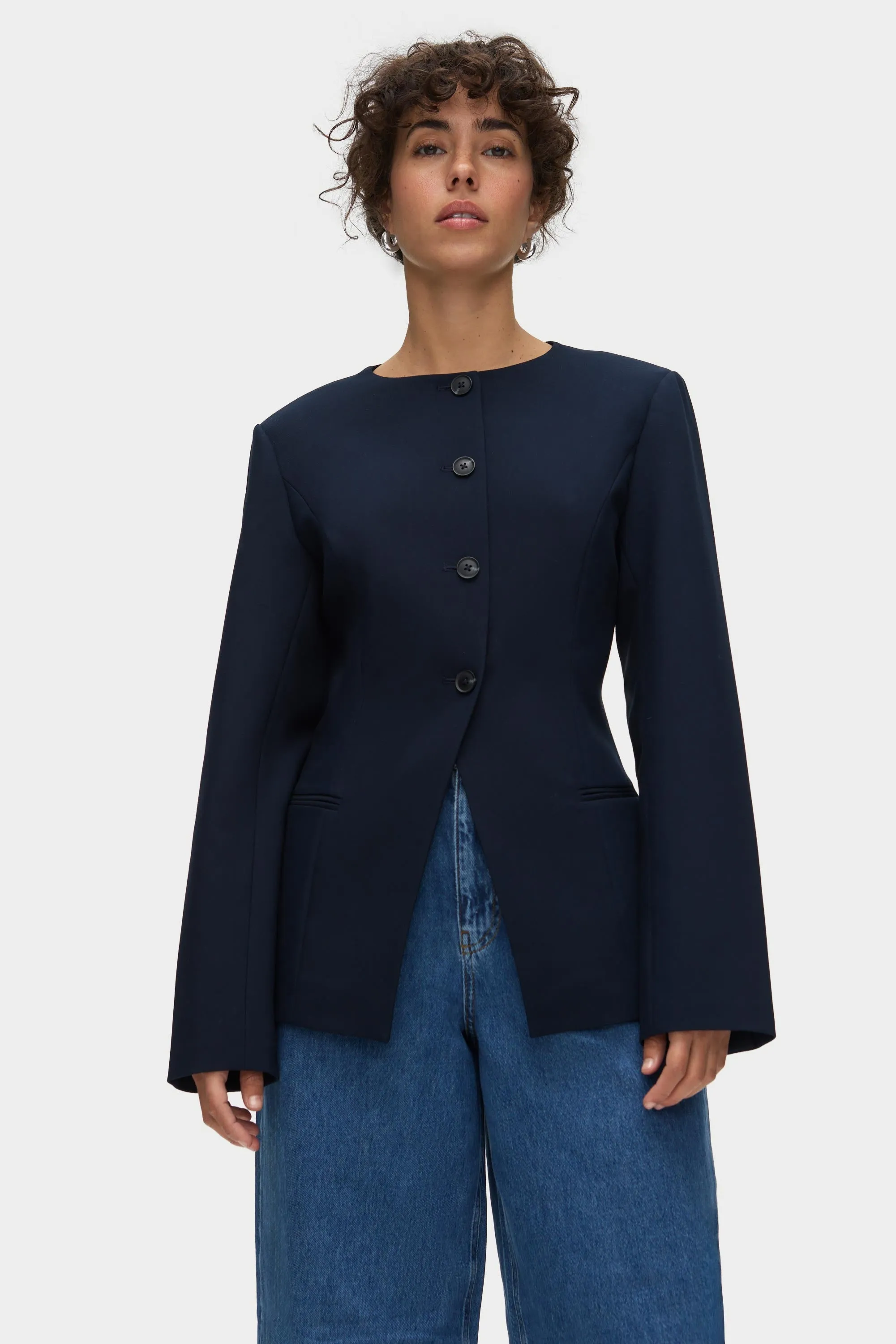Daphne Waisted Blazer sold by Aligne