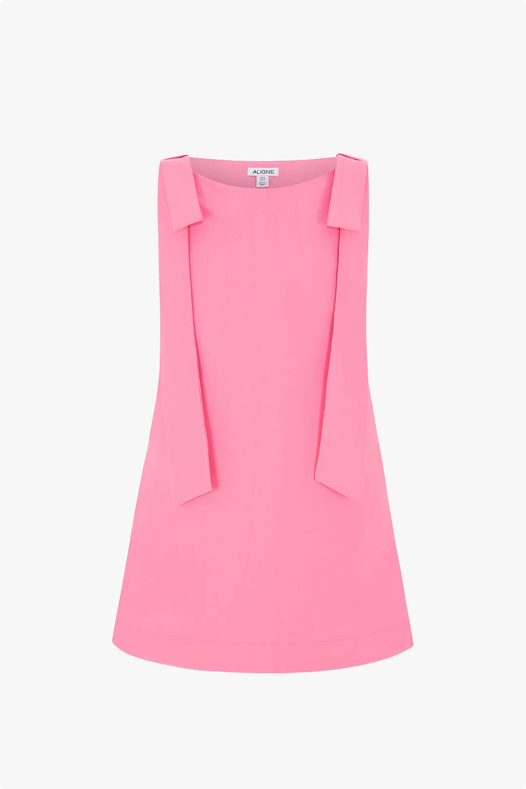 Fern Bow Satin Mini Dress sold by Aligne product image thumbnail 5
