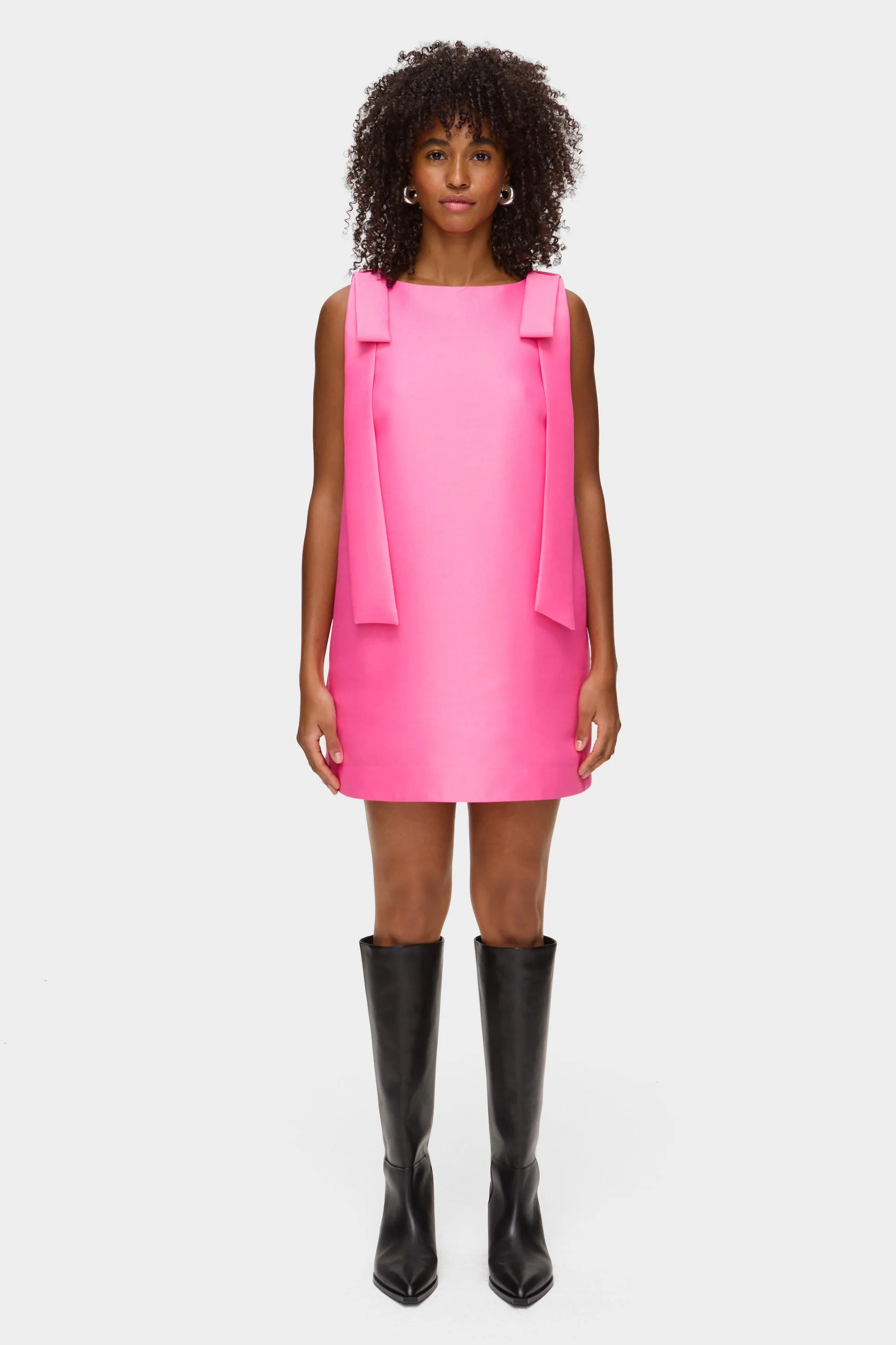 Fern Bow Satin Mini Dress sold by Aligne product image thumbnail 2