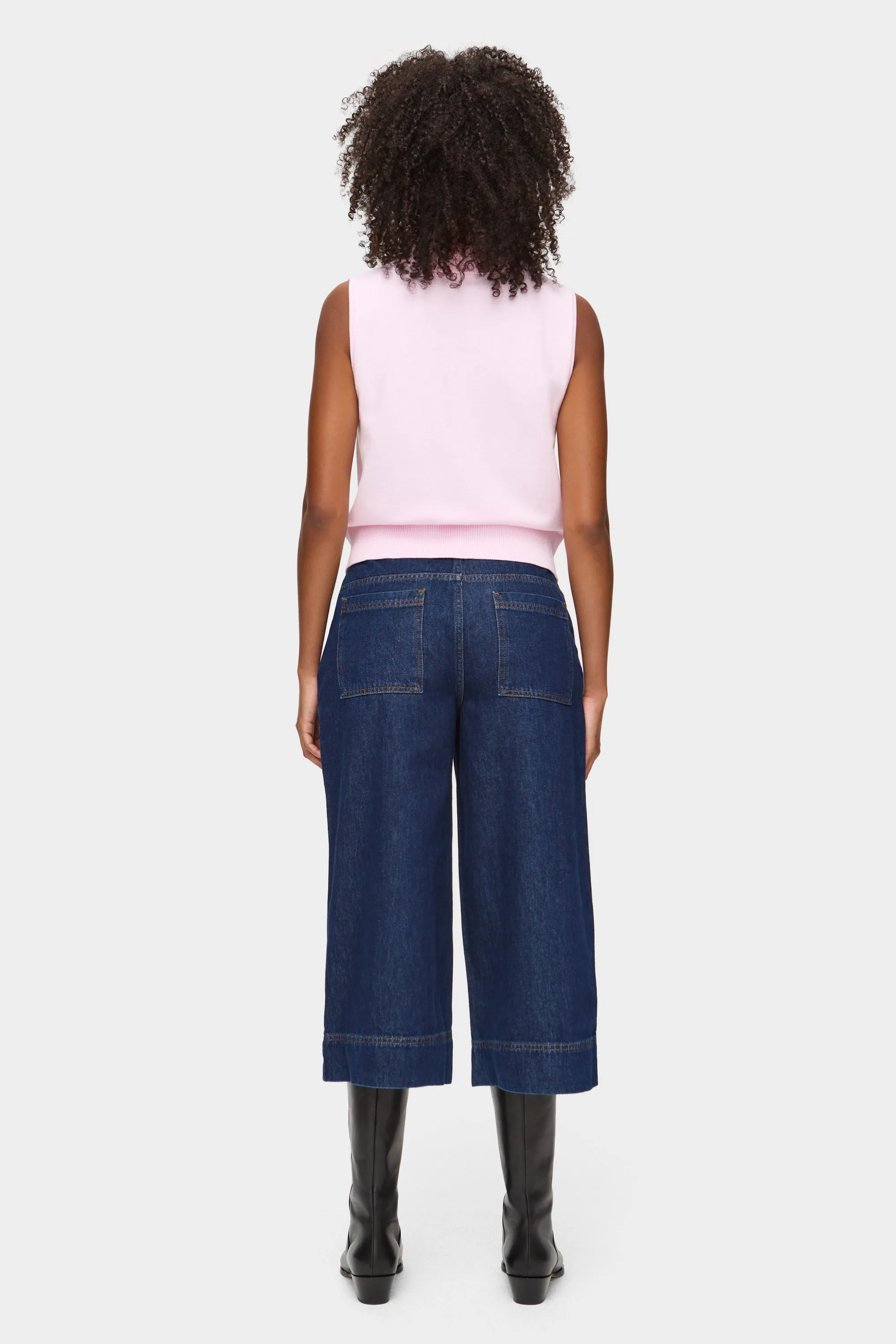 Hallie Sleeveless Knit Polo Top sold by Aligne product image thumbnail 4