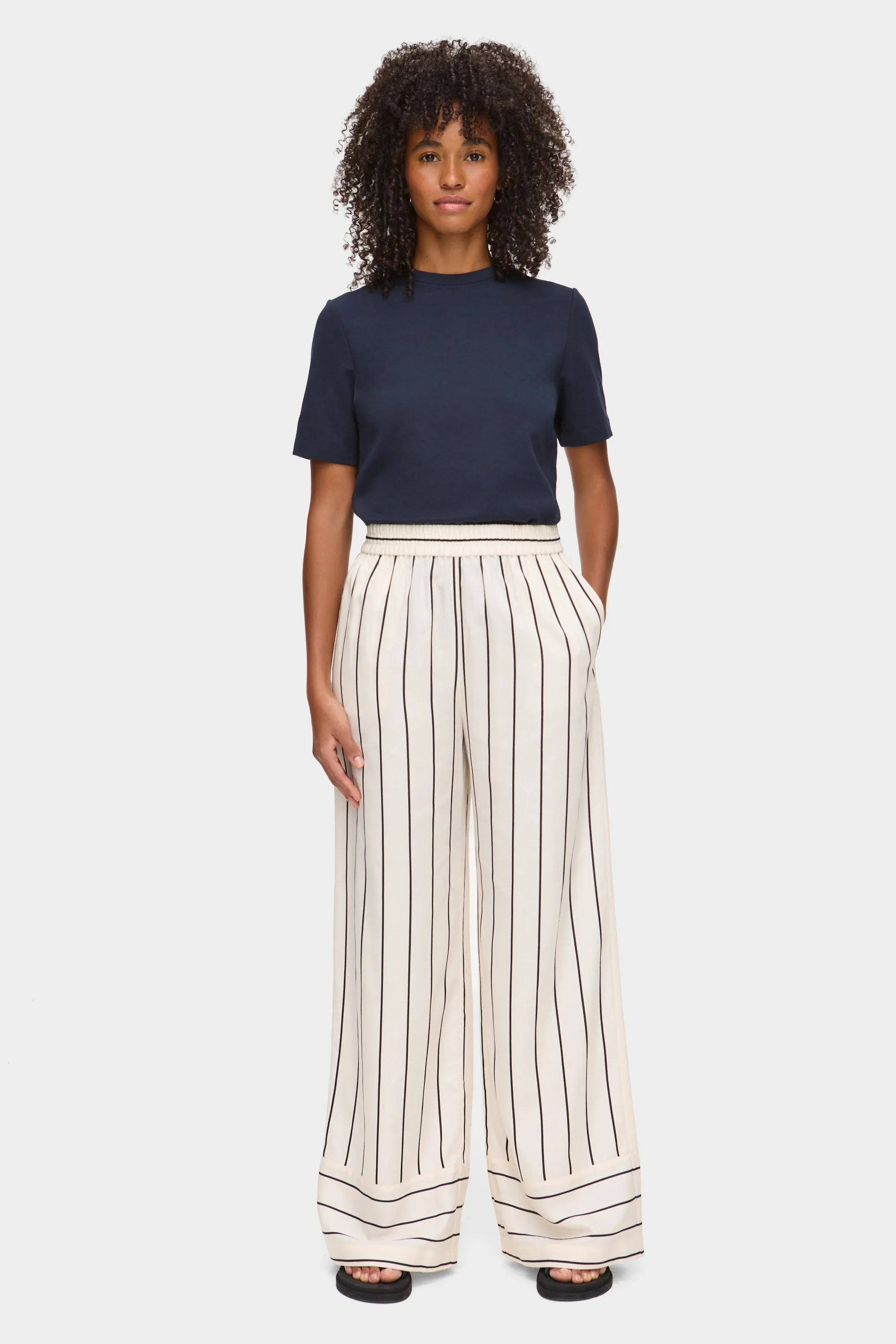 Eliora Striped Wide Leg Trouser sold by Aligne product image thumbnail 2