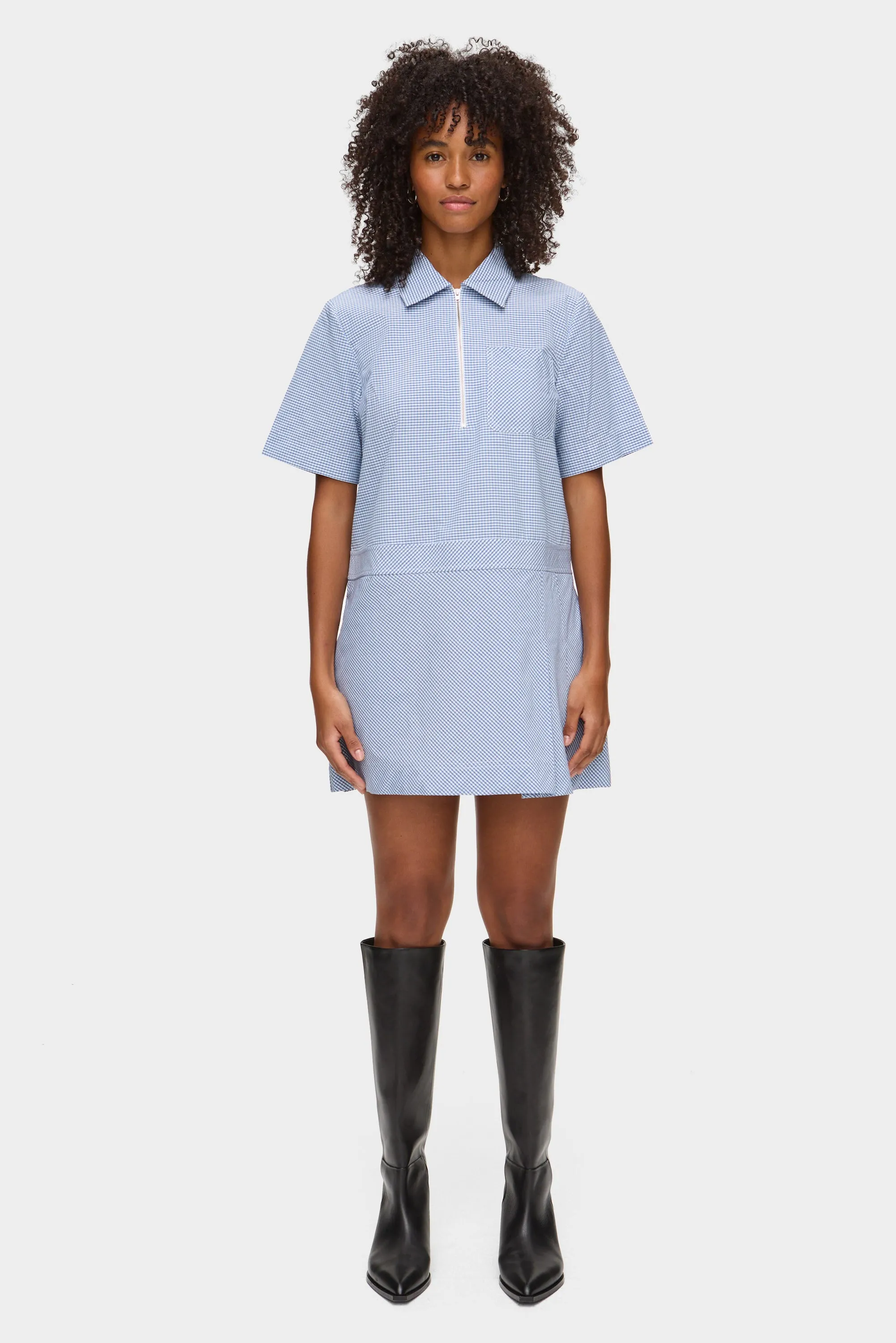 Yolanda Pleated Mini Dress sold by Aligne product image thumbnail 2