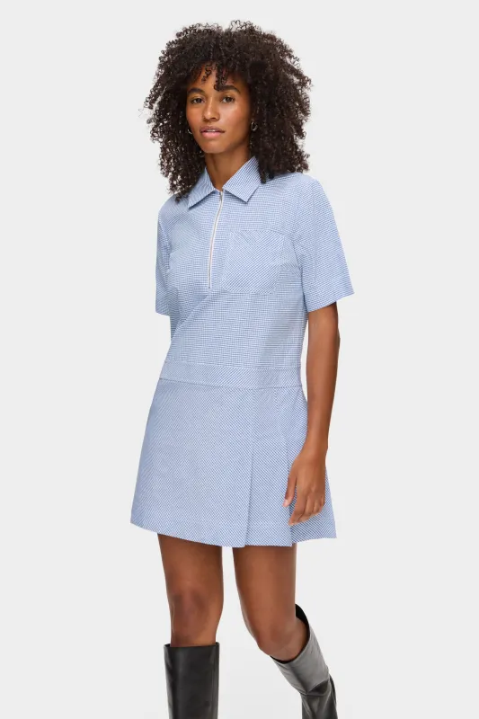 Yolanda Pleated Mini Dress sold by Aligne