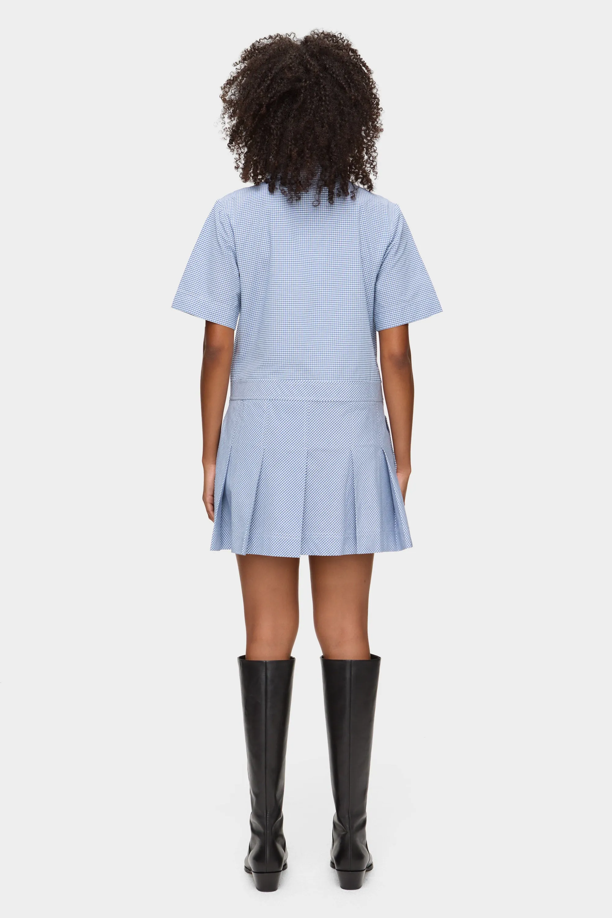 Yolanda Pleated Mini Dress sold by Aligne product image thumbnail 4