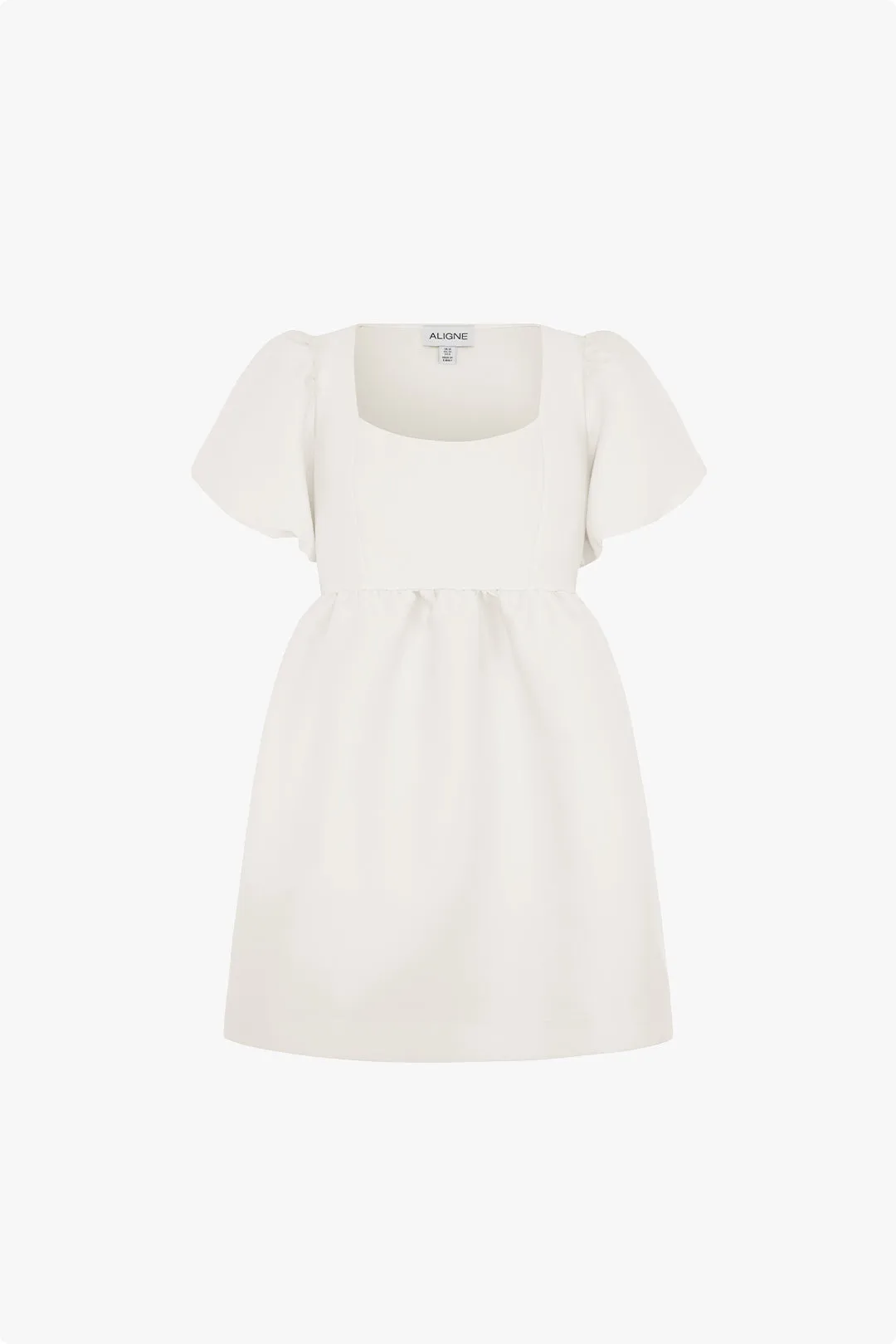 Ivy Puff Sleeve Satin Mini Dress sold by Aligne product image thumbnail 5