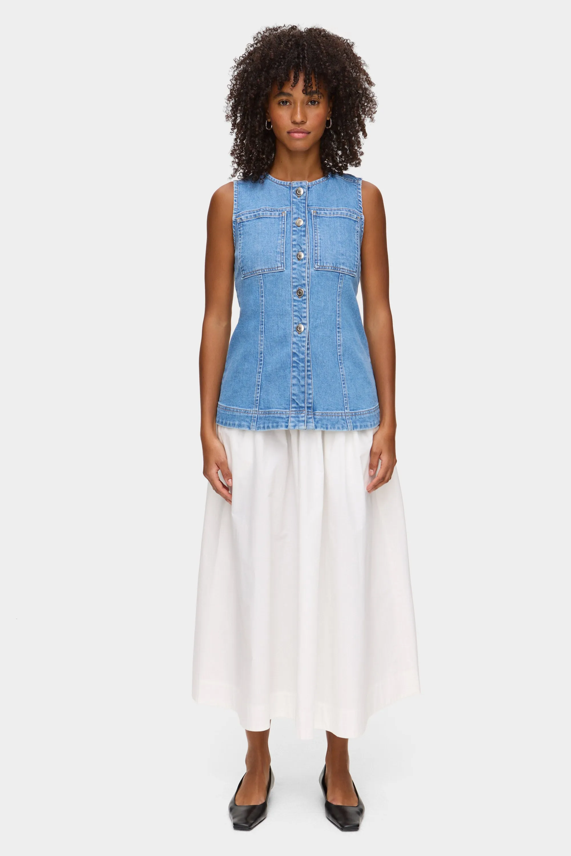 Duke Denim Waistcoat sold by Aligne product image thumbnail 2