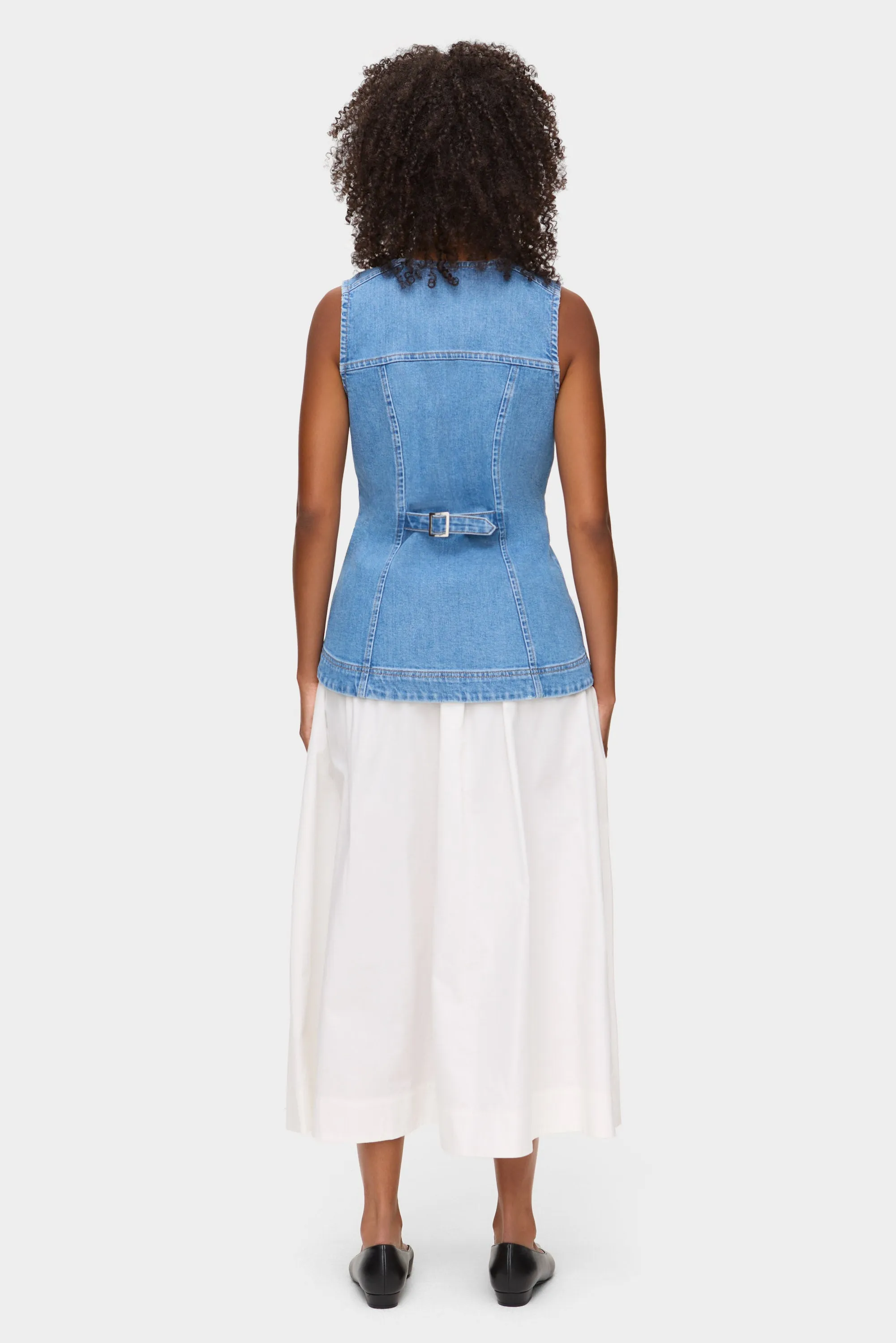 Duke Denim Waistcoat sold by Aligne product image thumbnail 4