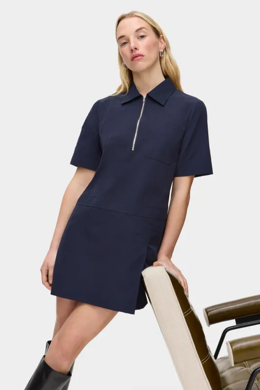 Yolanda Pleated Mini Dress made by Aligne