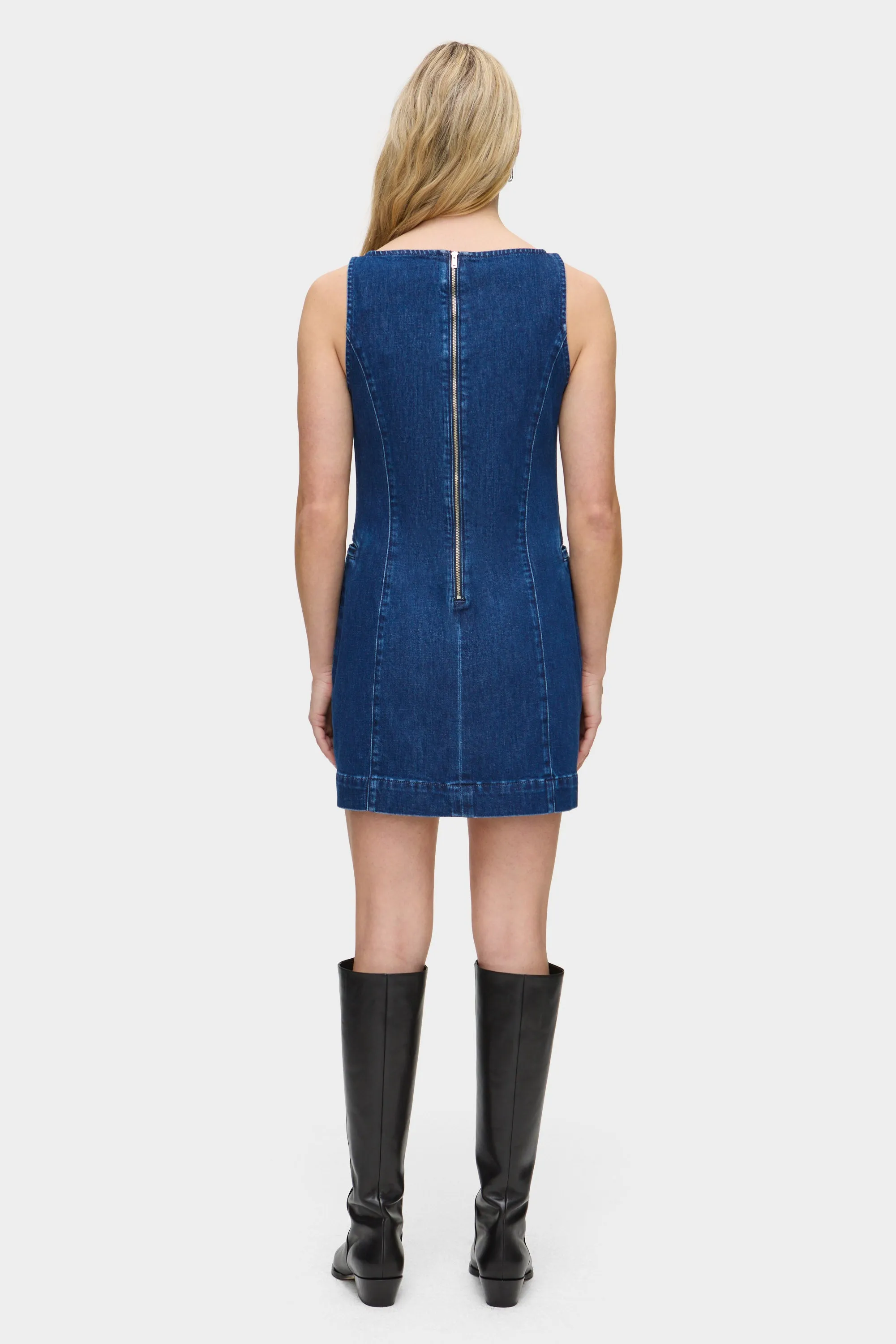 Lyra Mini Denim Dress sold by Aligne product image thumbnail 4