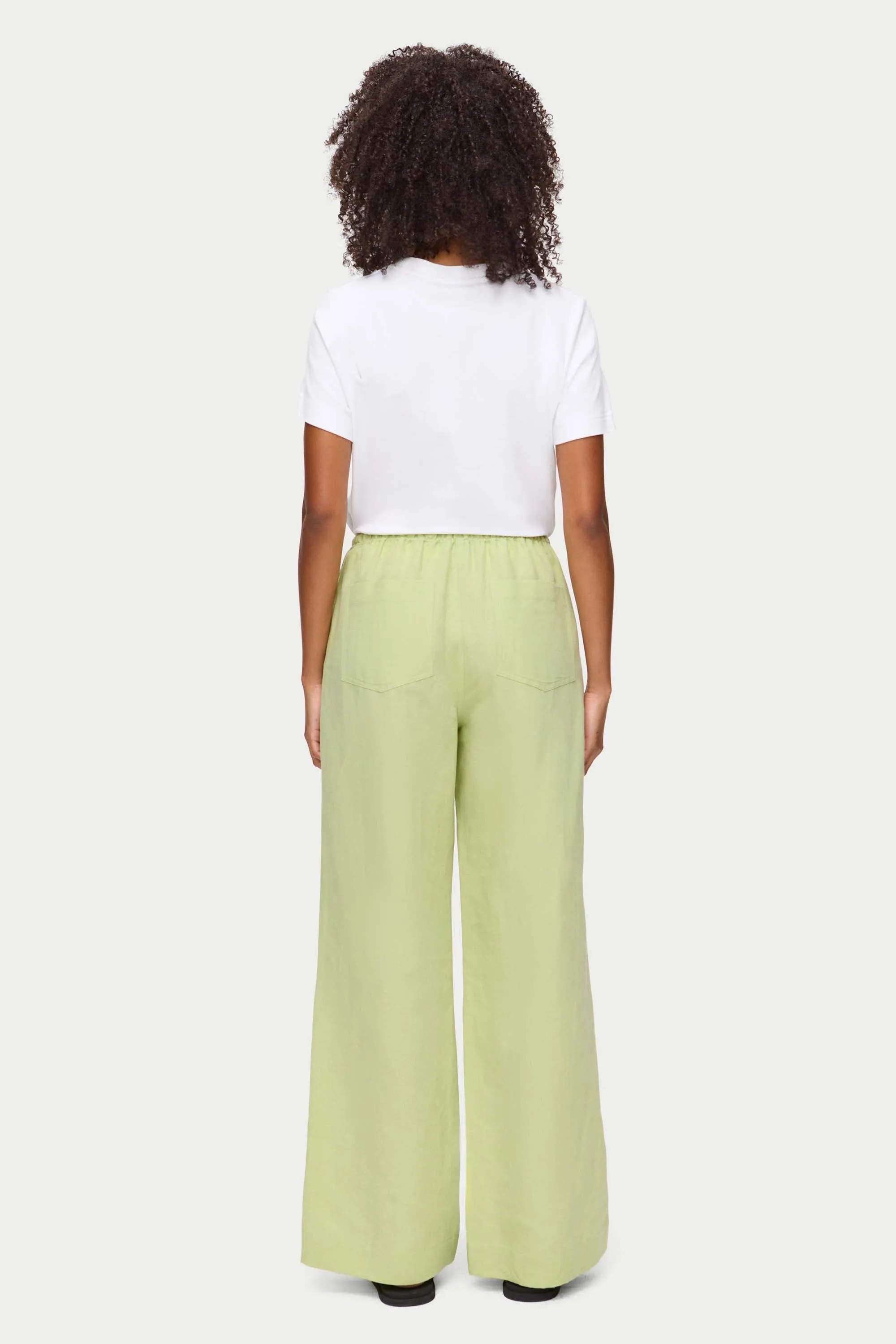 Alara Linen Wide Leg Trouser sold by Aligne product image thumbnail 4