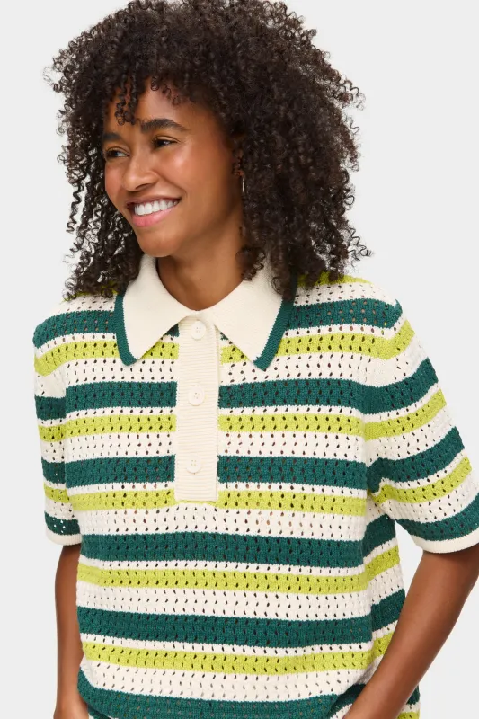 Dax Crochet Top sold by Aligne