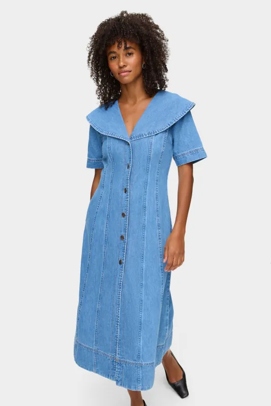 Sparrow Midi Denim Dress sold by Aligne