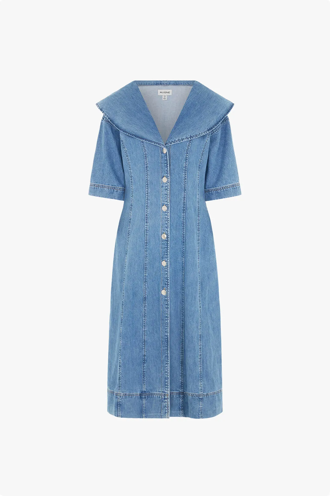 Sparrow Midi Denim Dress sold by Aligne product image thumbnail 5